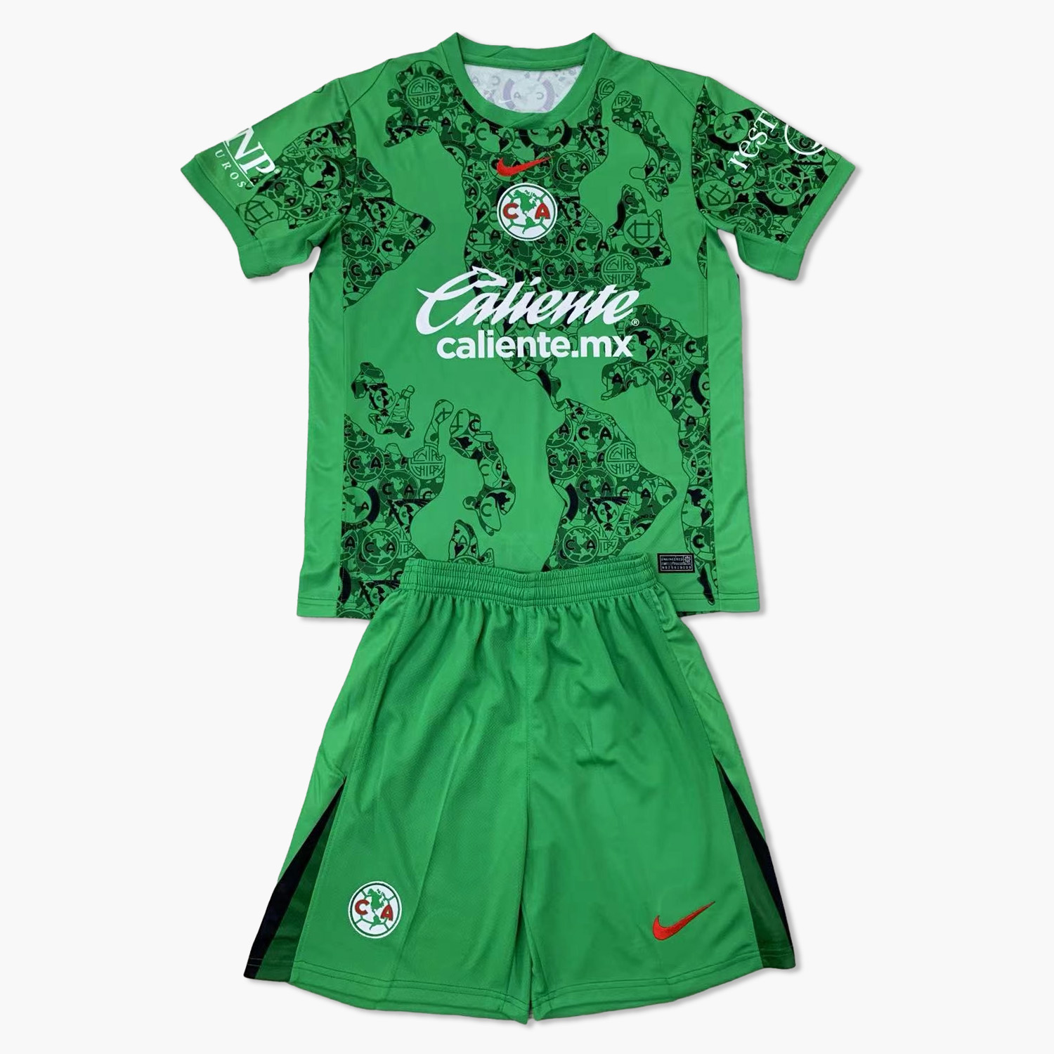 Club América 24-25 Green Goalkeeper Kids Kit - Unitedfutballjersey