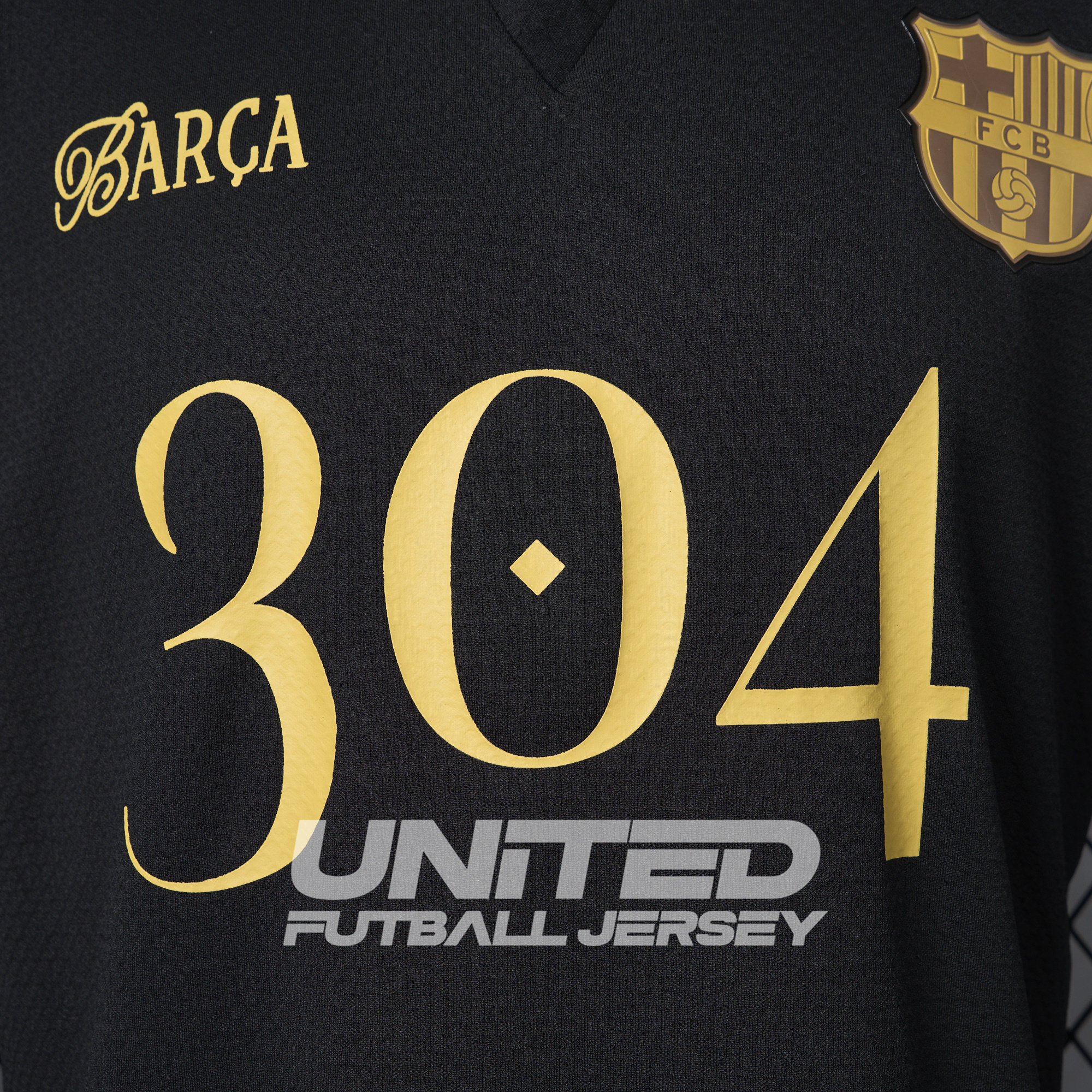 B.A.R.S.A 24-25 Yamal Anniversary Black Jersey - Player Version - Unitedfutballjersey