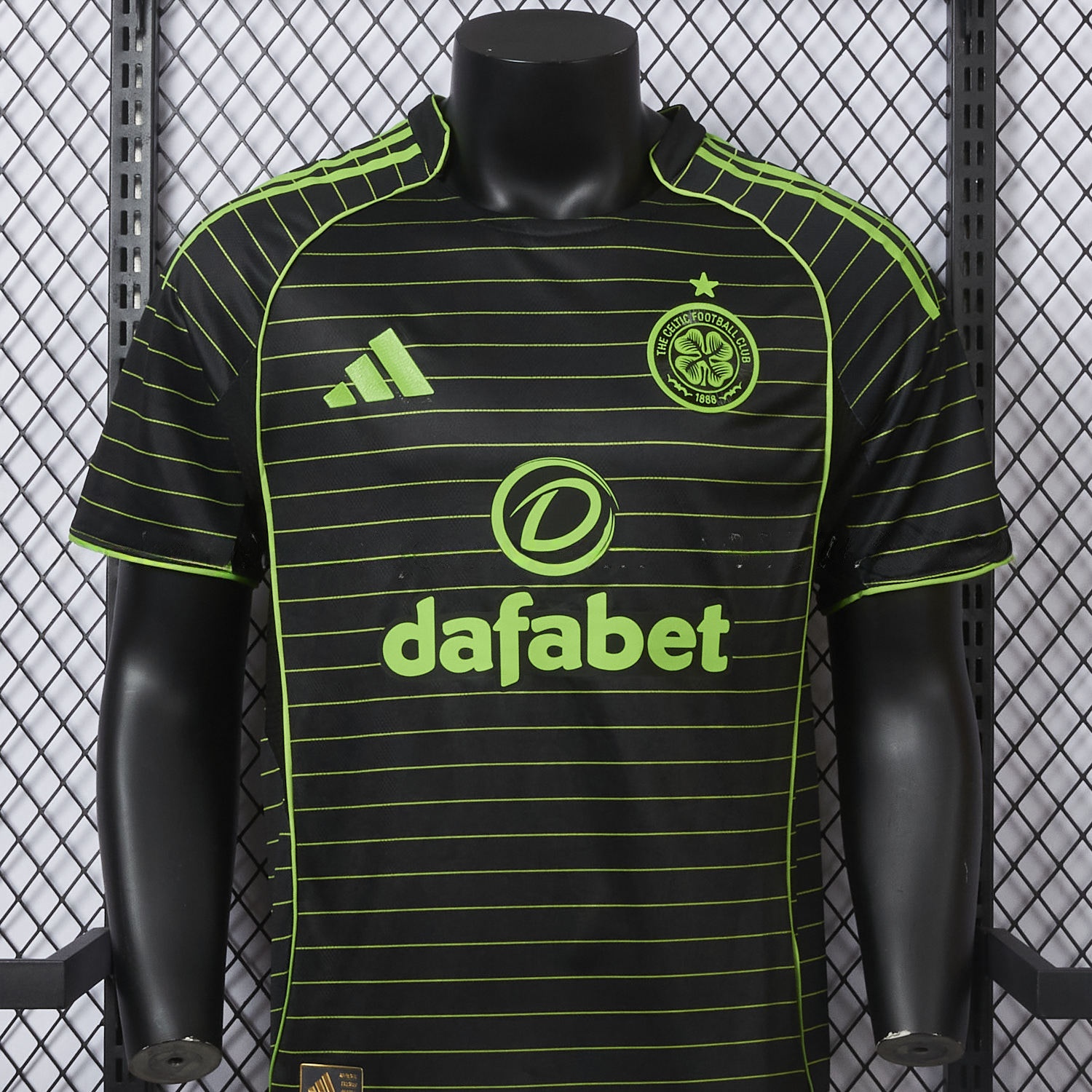Celtic 25-26 Away Black Jersey - Player Version - Unitedfutballjersey