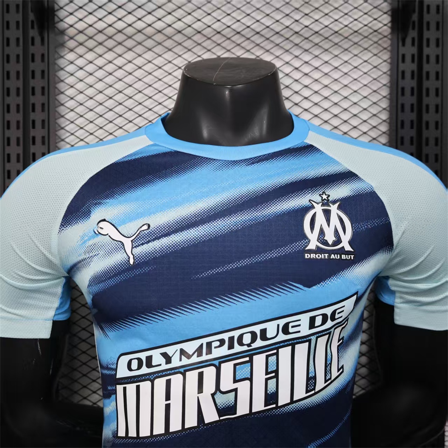 Marseille 25-26 Blue Gradient Training Jersey - Player Version - Unitedfutballjersey