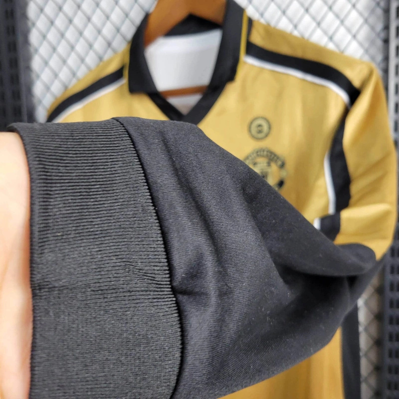 Manchester United Retro 01-02 100th Anniversary Long Sleeve Special Edition Jersey - Unitedfutballjersey