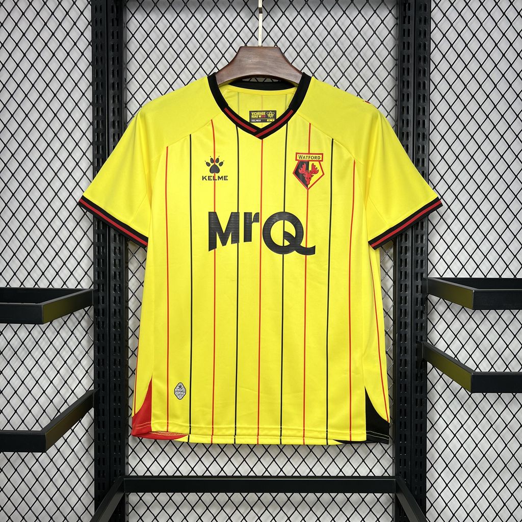 Watford 24-25 Home Stadium Jersey - Fans Version - Unitedfutballjersey