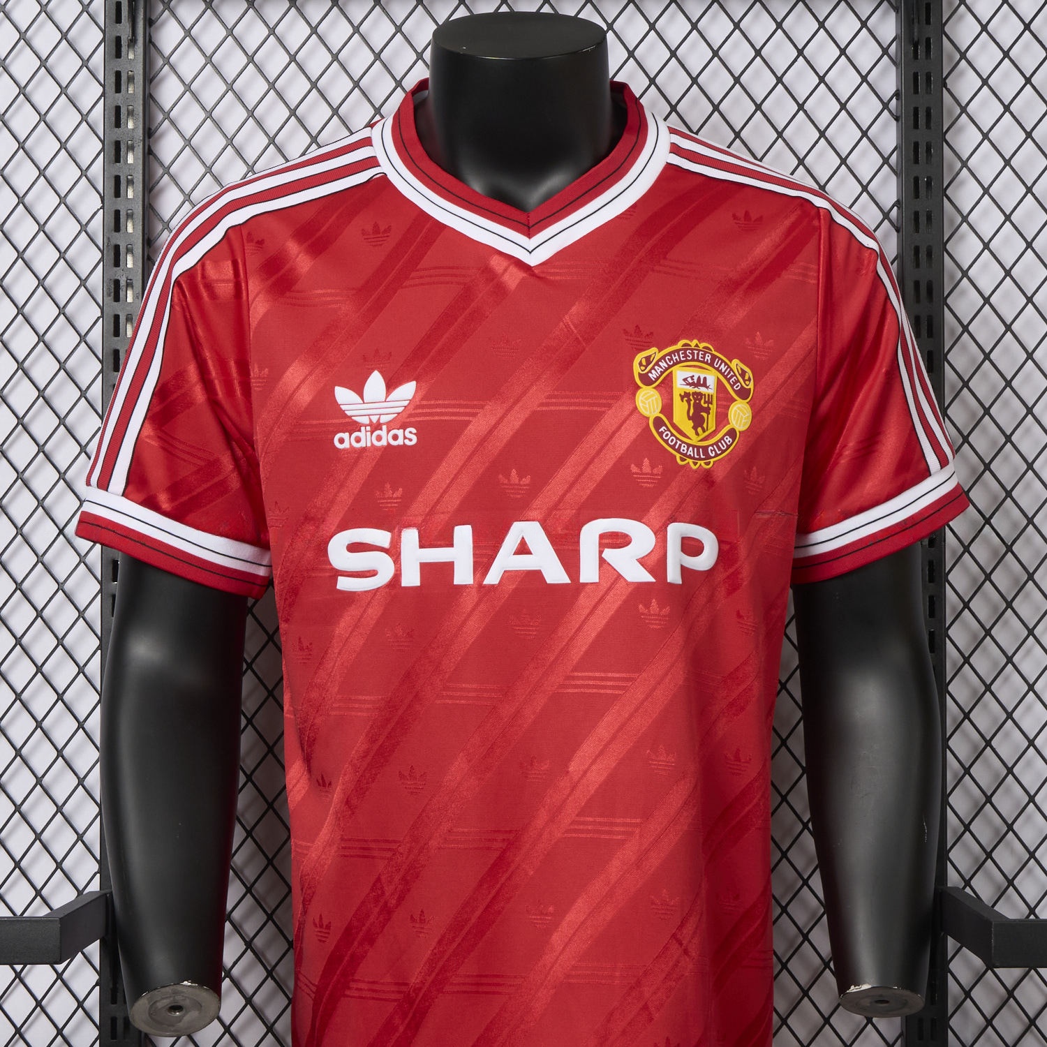 Manchester United Retro 1986-88 Home Remake Jersey - Player Version - Unitedfutballjersey
