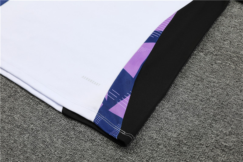 Germany 2024 Long Sleeve Training Set - White With Black - Unitedfutballjersey