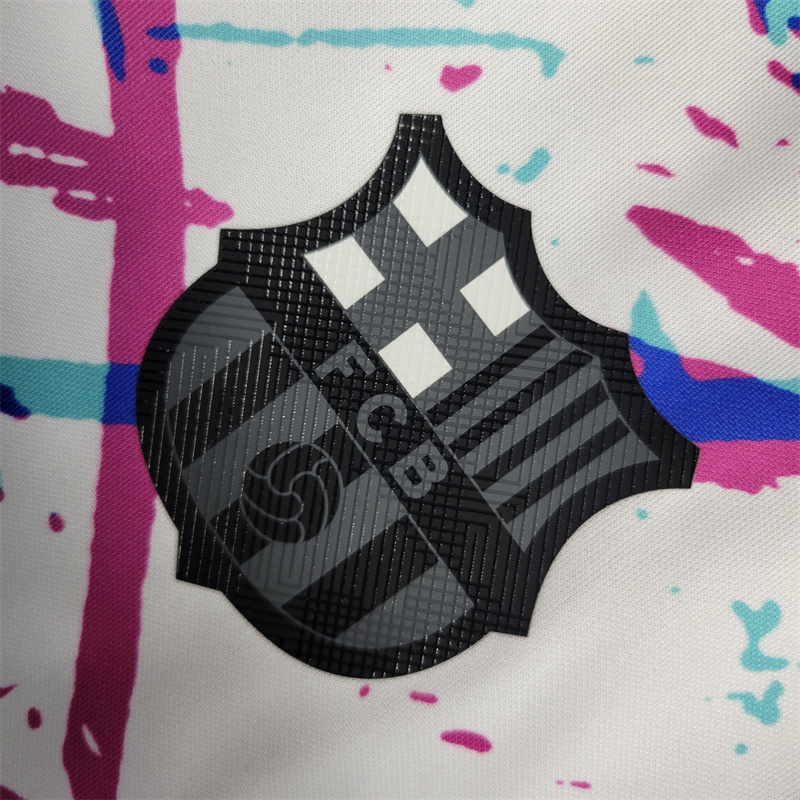 B.A.R.S.A 23/24 White Training Jersey - Fans Version - Unitedfutballjersey