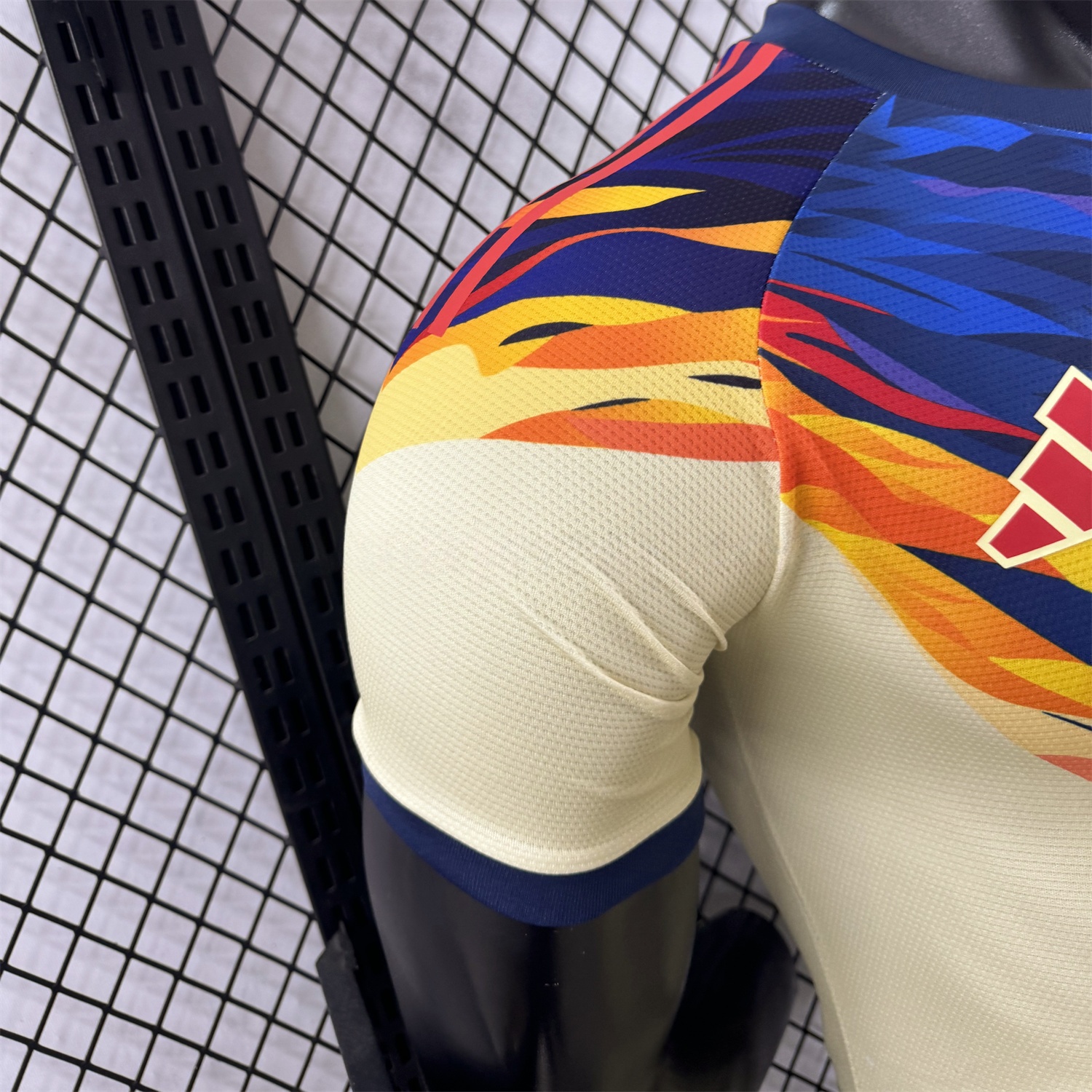 Club América 25-26 Blue Neck Light Yellow Special Jersey - Player Version - Unitedfutballjersey