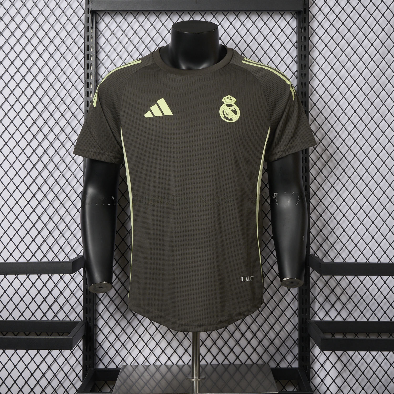 Real Madrid 25-26 Deep Grey Training Jersey - Player Version - Unitedfutballjersey