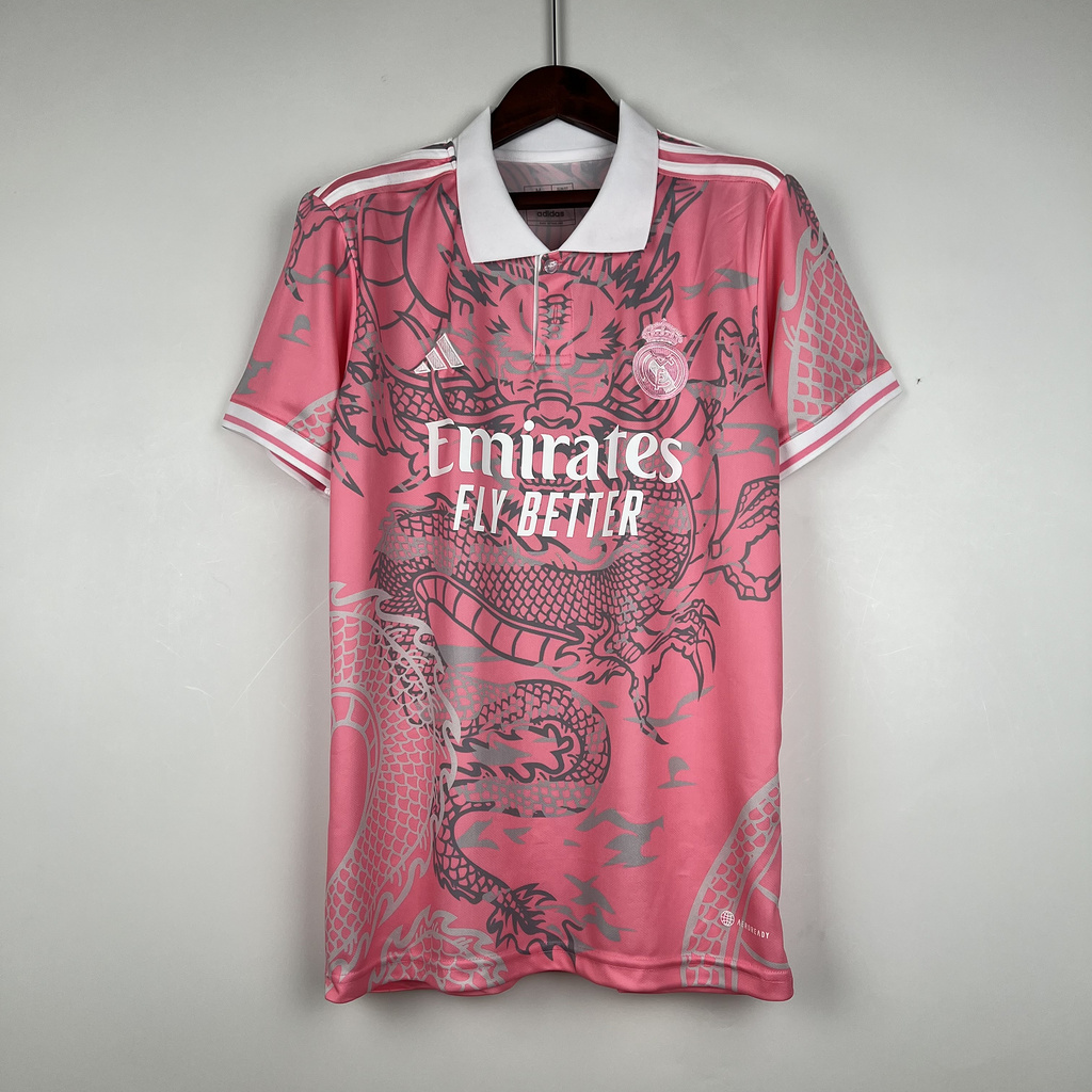 23/24 Real Madrid Pink Dargon Special Edition Jersey - Fans Version - Unitedfutballjersey