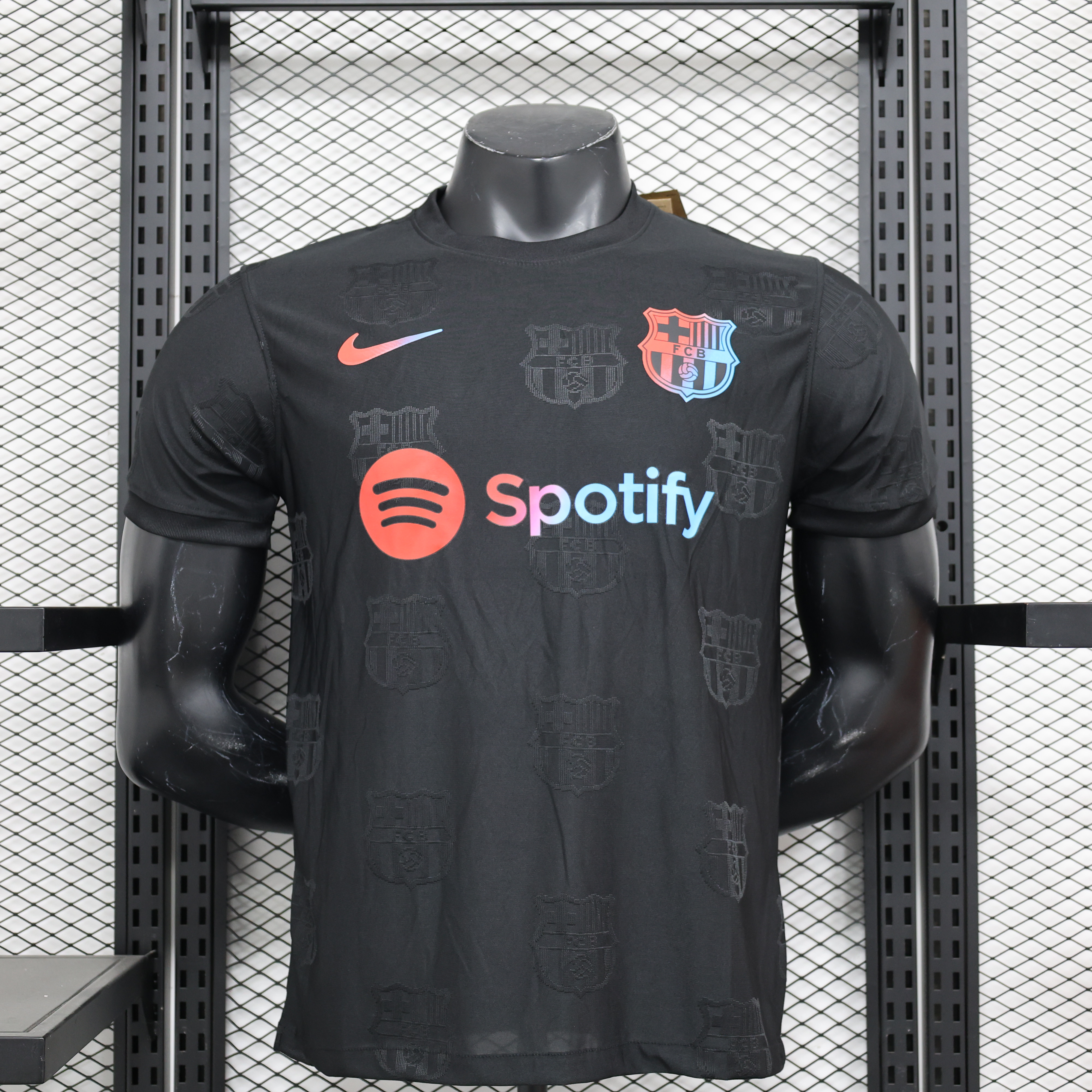 Barcelona 24-25 Black Colorful Special Edition Jersey - Player Version - Unitedfutballjersey