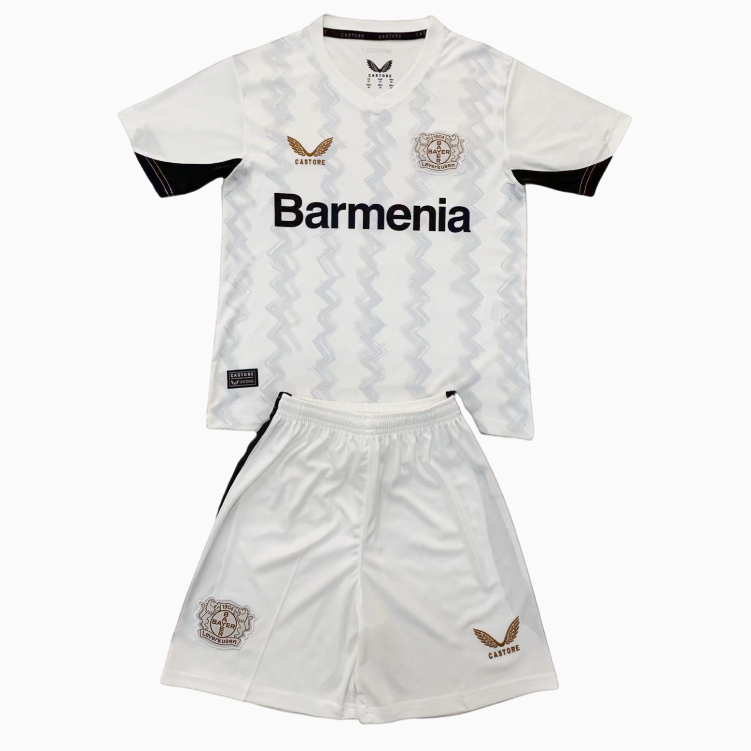 Bayer 04 Leverkusen 24-25 Away Kids Kit - Unitedfutballjersey