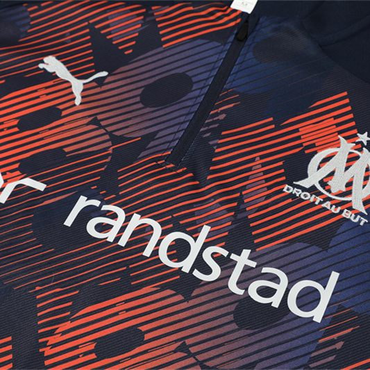 Marseille 24-25 Long Sleeve Training Set - Camo - Unitedfutballjersey