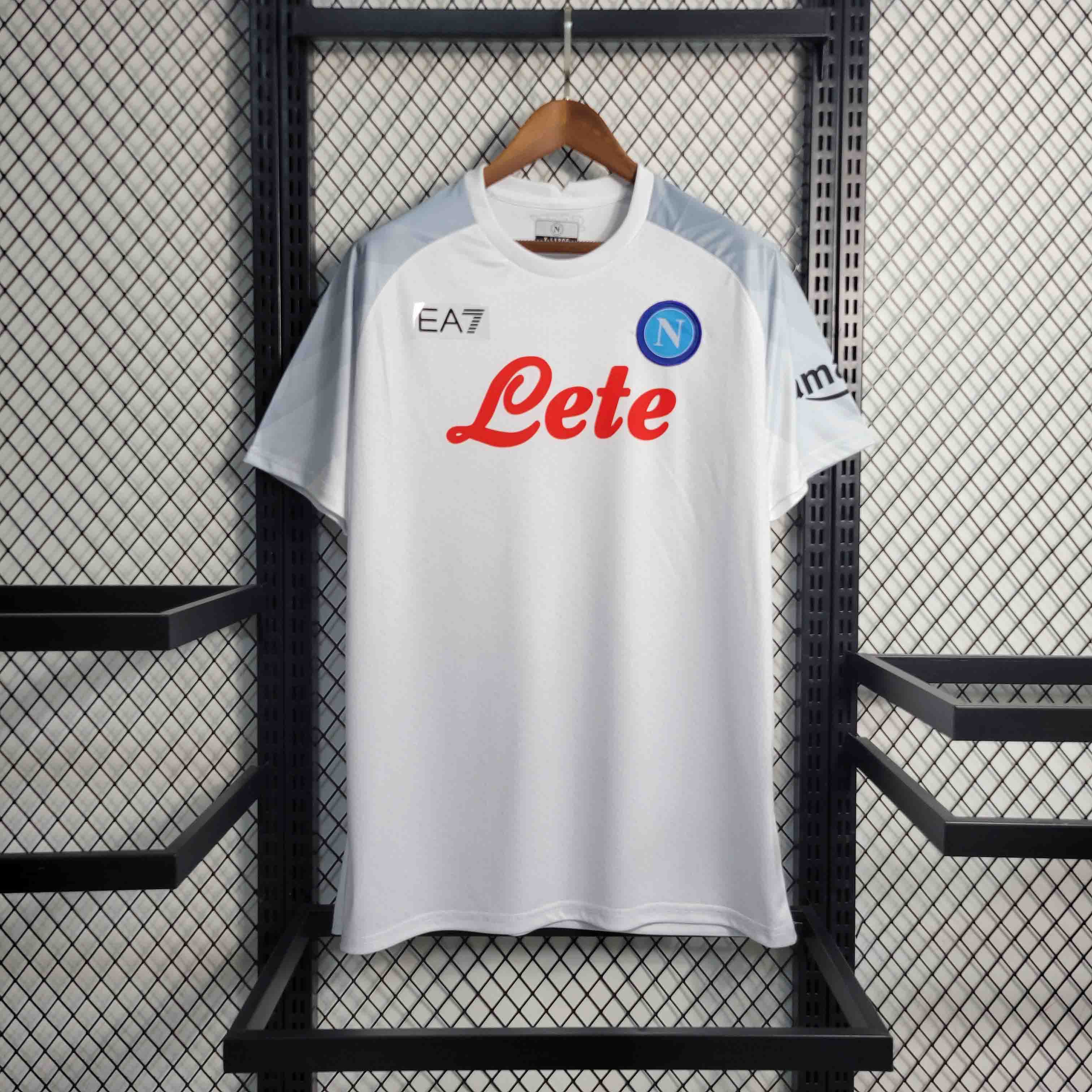 23-24 Napoli White Jersey - Unitedfutballjersey