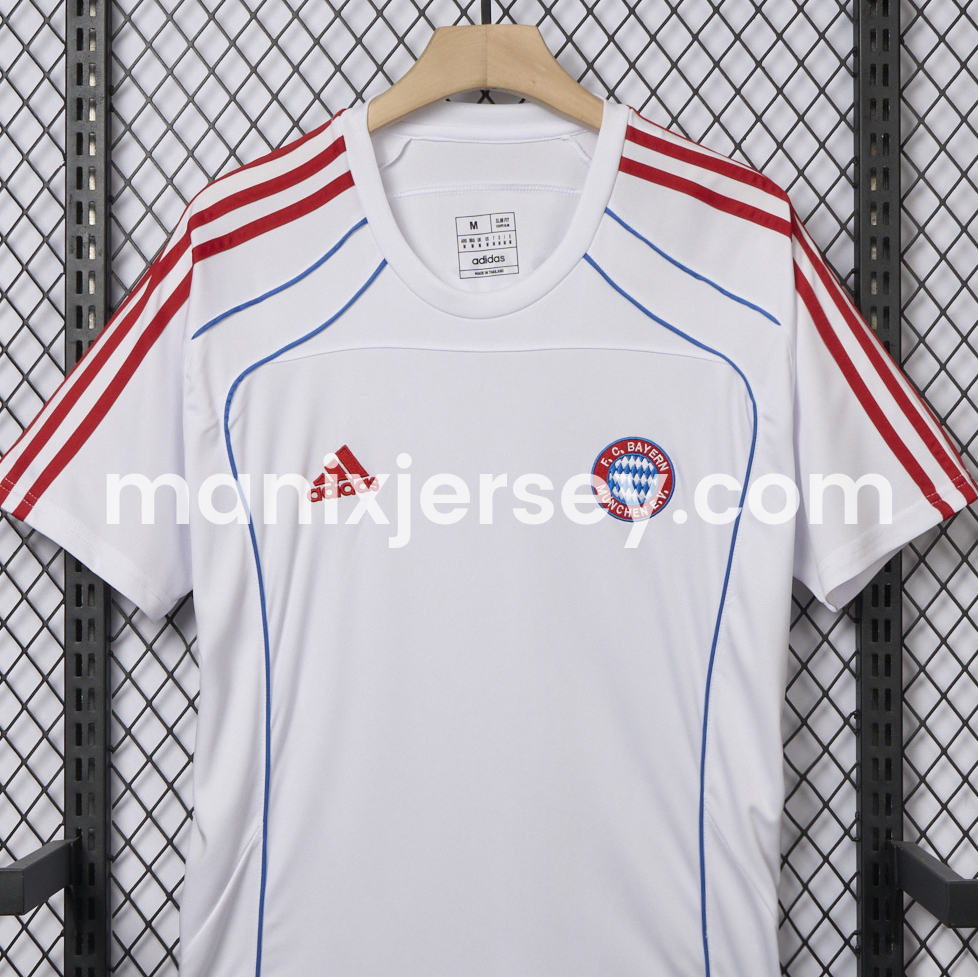 Bayern Munich 25-26 Urban Purist Throwback White Jersey - Fans Version - Unitedfutballjersey