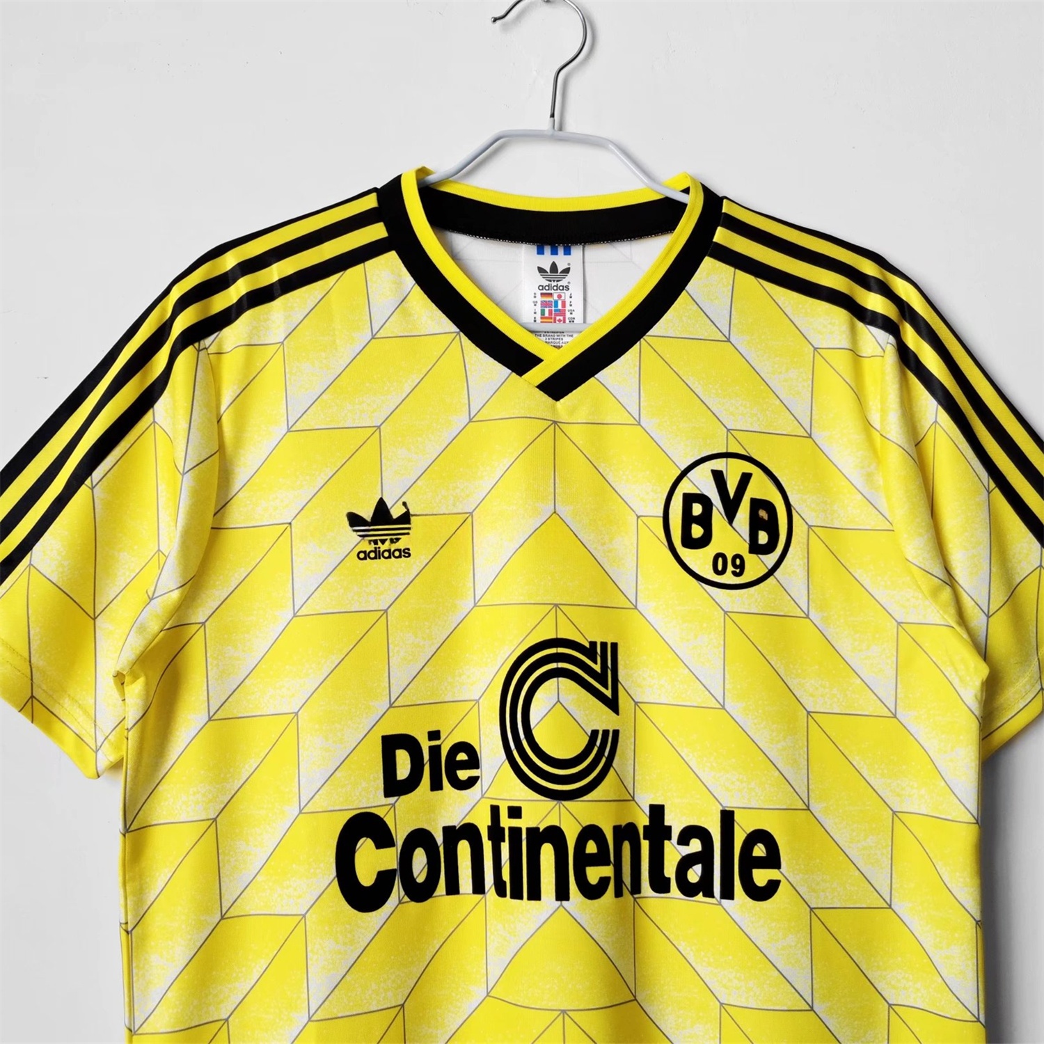 Retro Dortmund 1988-89 Home Jersey - Unitedfutballjersey