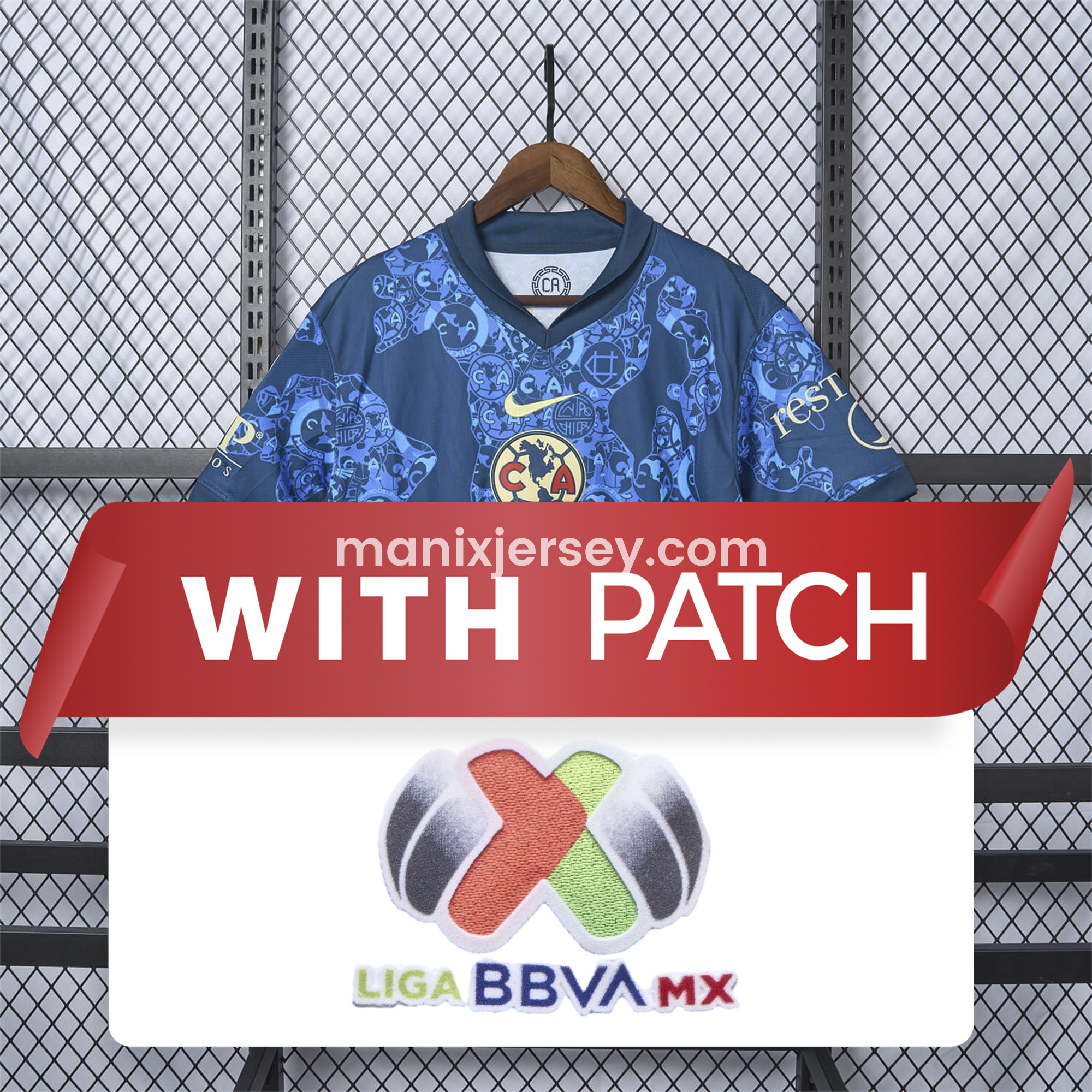 【NEW】Club América 24-25 Away Jersey - Fans Version - Unitedfutballjersey