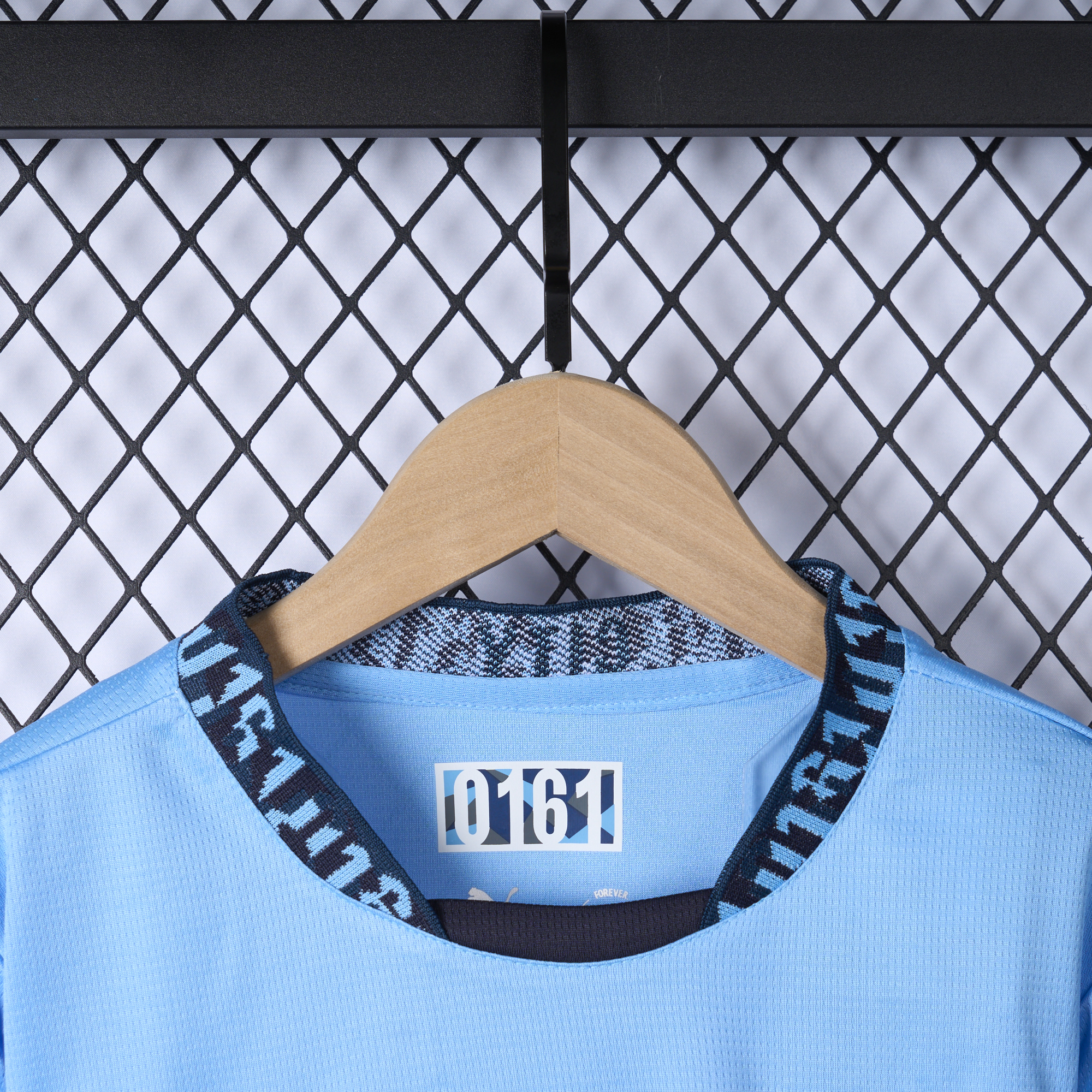 Manchester City 24-25 Home Long Sleeve Kids Kit - Unitedfutballjersey
