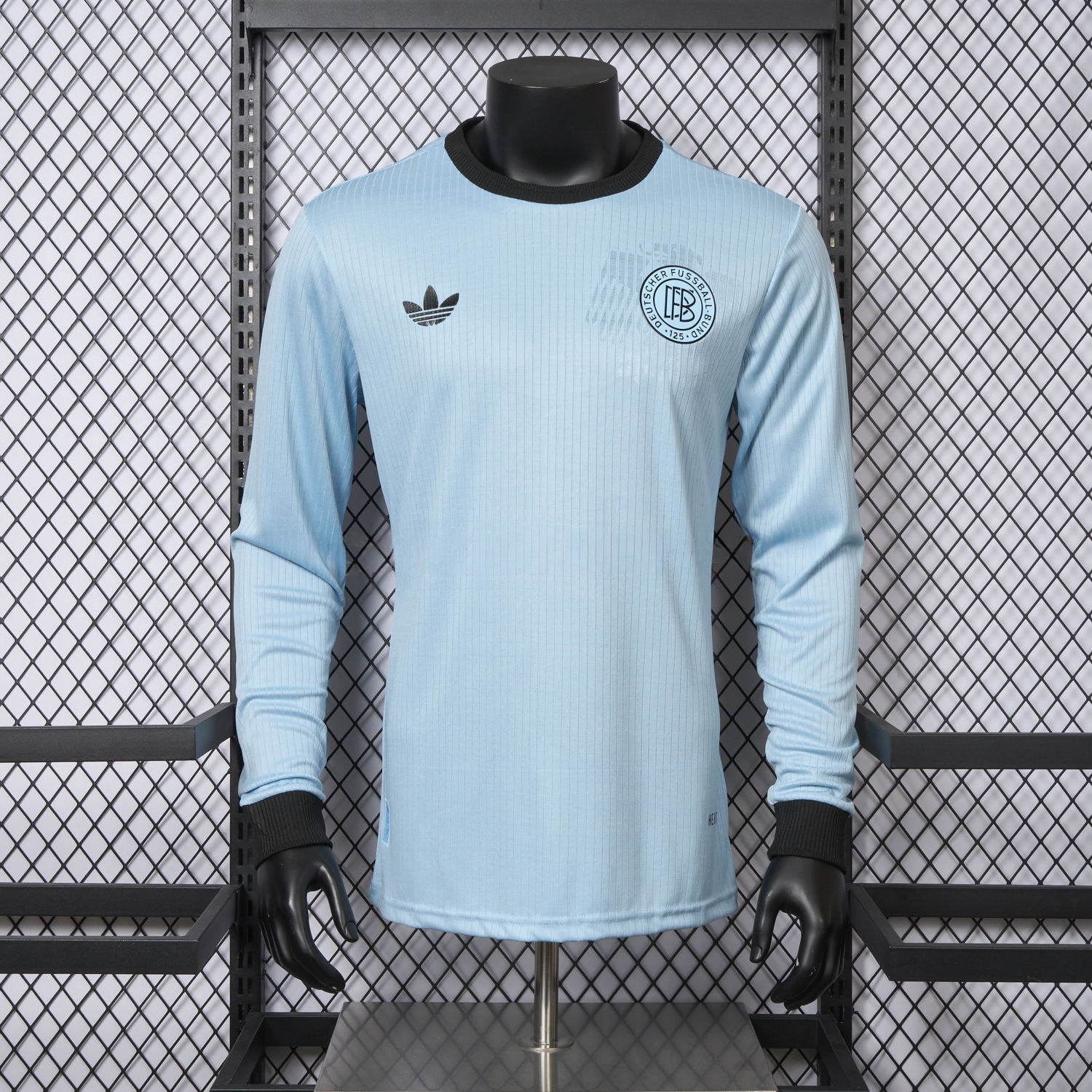 Germany 2025 125-Year Anniversary GK Blue Long Sleeve Jersey - Player Version - Unitedfutballjersey
