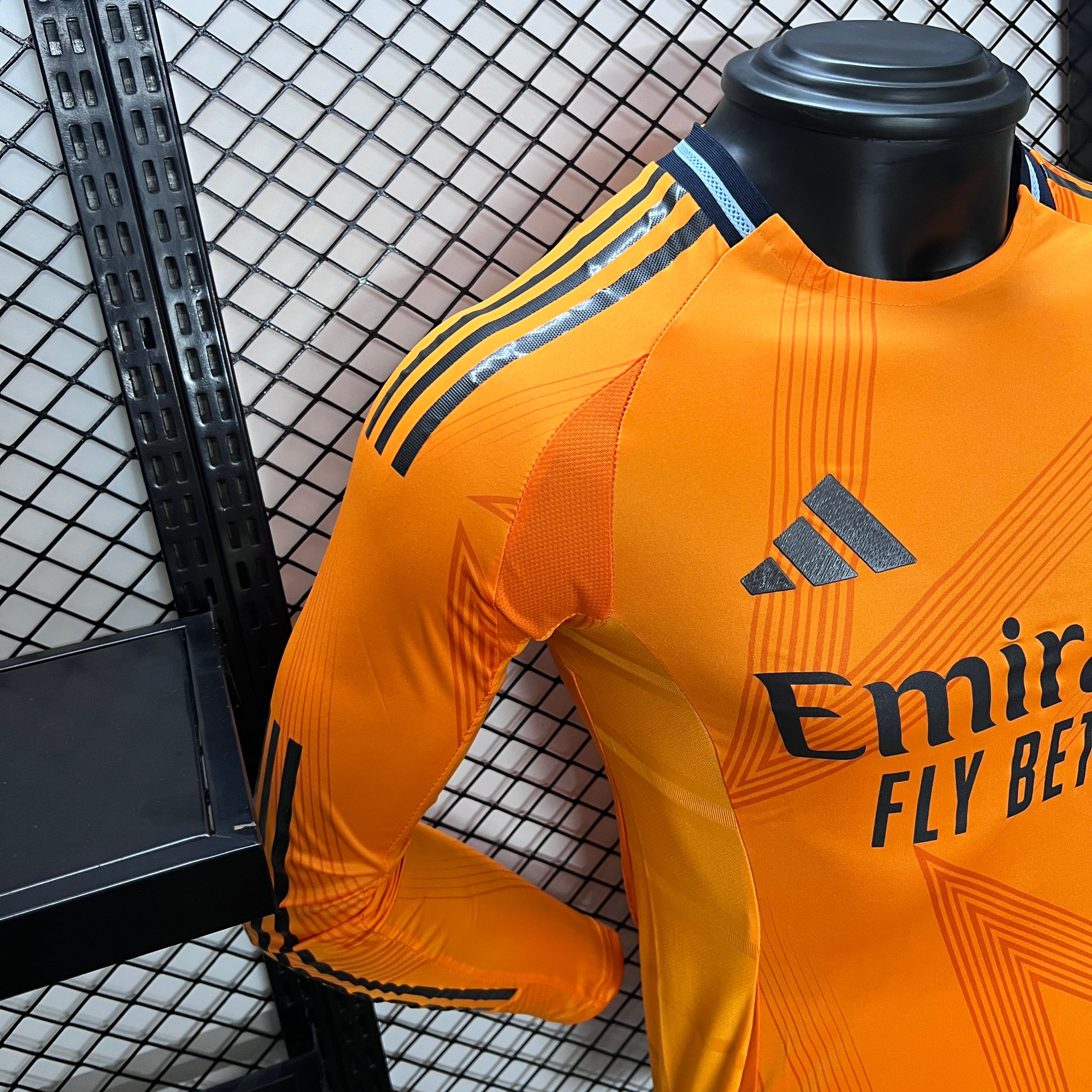 Real Madrid 24-25 Away Long Sleeve Jersey - Player Version - Unitedfutballjersey