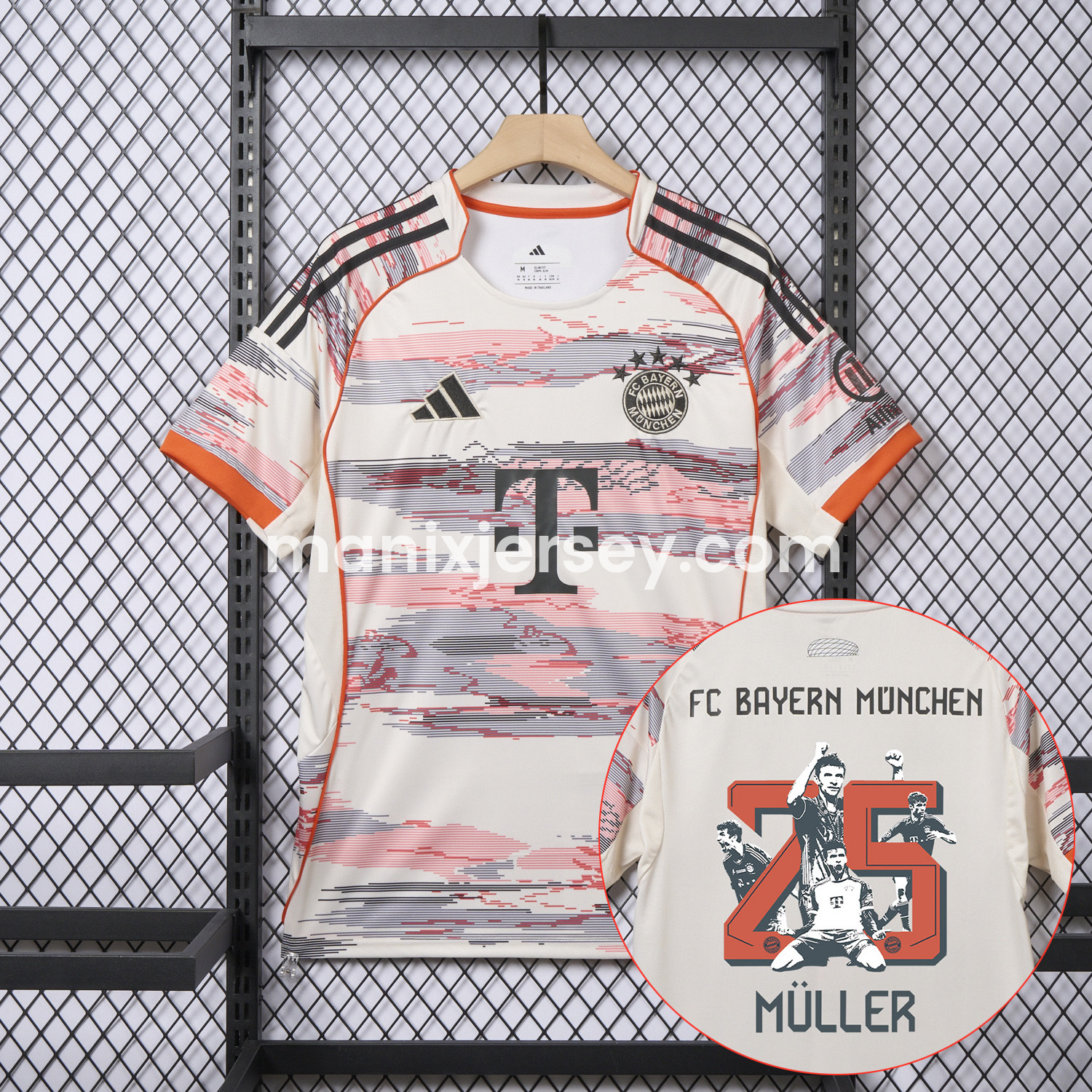 【MÜLLER 25】Bayern Munich 25-26 Away Jersey - Fans Version - Unitedfutballjersey