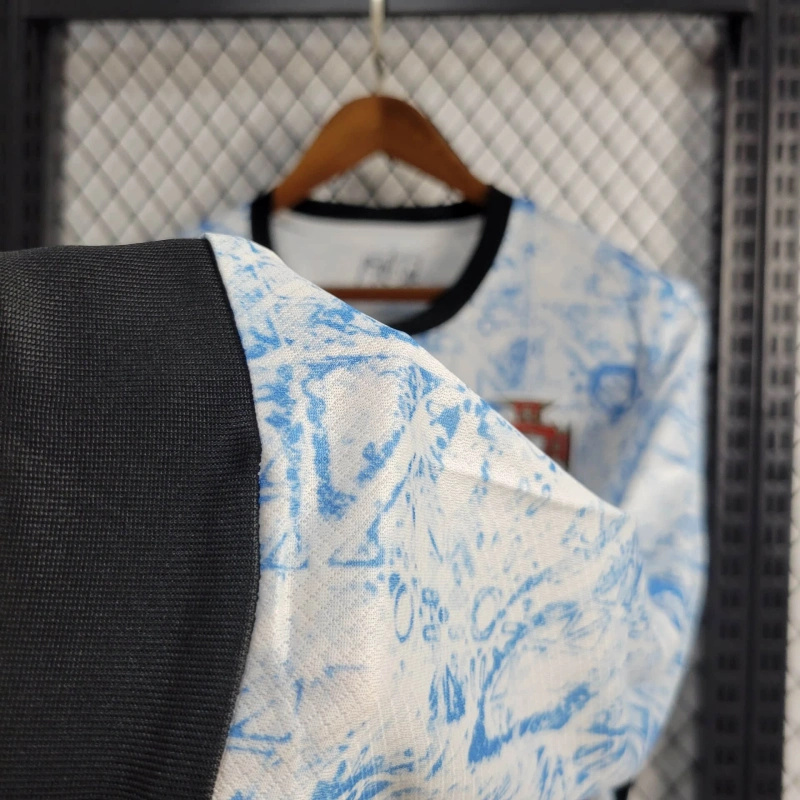 Portugal 2024 Away Stadium Long Sleeve Jersey - Fans Version - Unitedfutballjersey