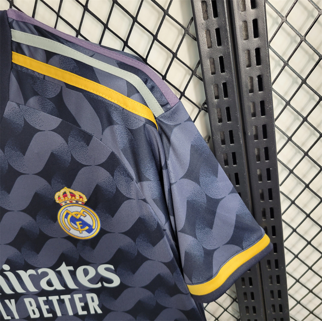 Real Madrid 23/24 Away Blue Jersey - Fans Version - Unitedfutballjersey