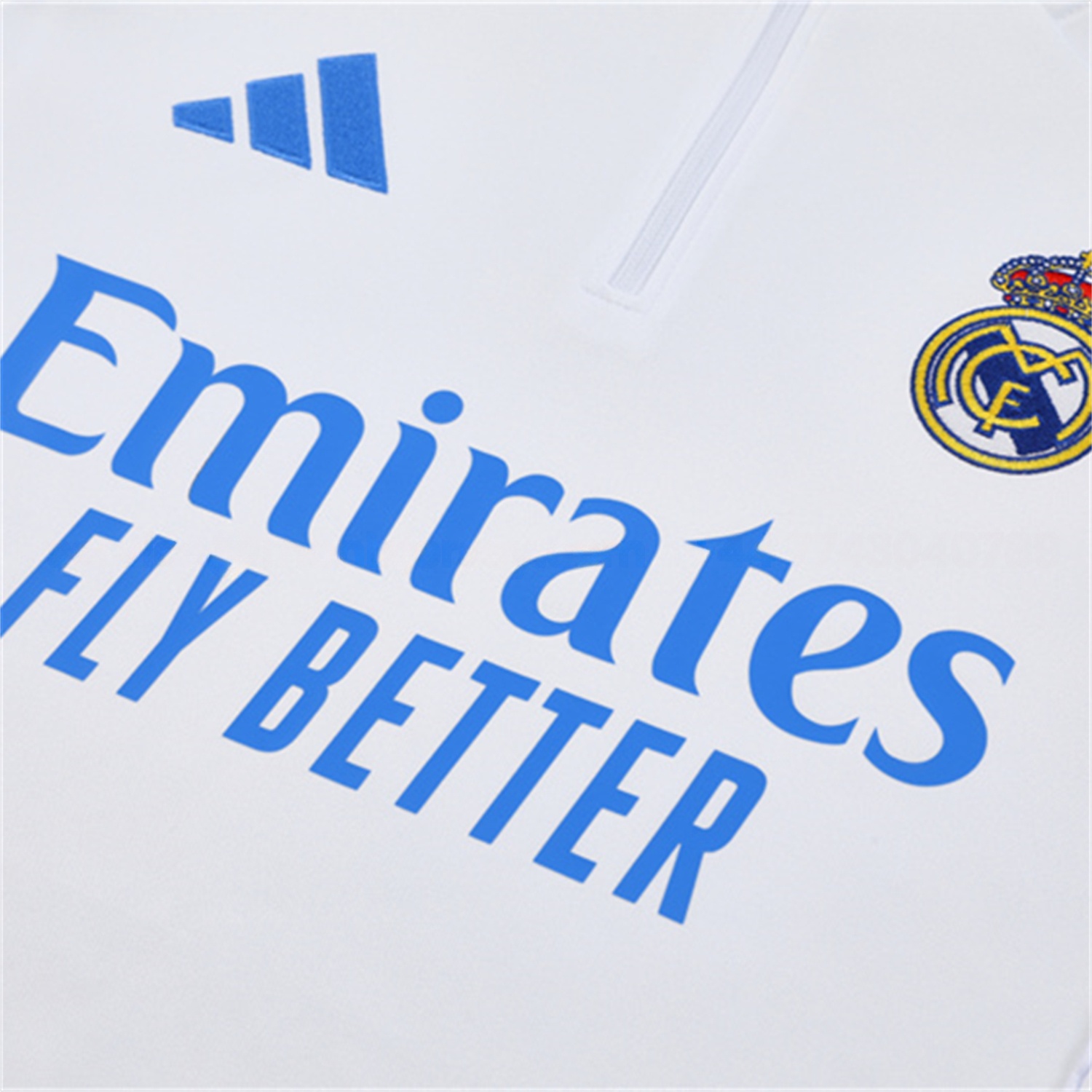 Real Madrid 25-26 Long Sleeve Training Set - White Top & Blue Pants - Unitedfutballjersey