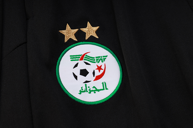 Algeria Olympic TEAM 23-24 Long Sleeve Training Set -Black - Unitedfutballjersey