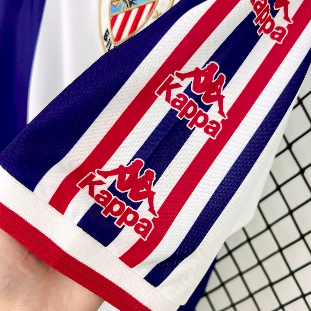 Retro Athletic Bilbao 1997-98 Away Unsponsored Jersey - Unitedfutballjersey