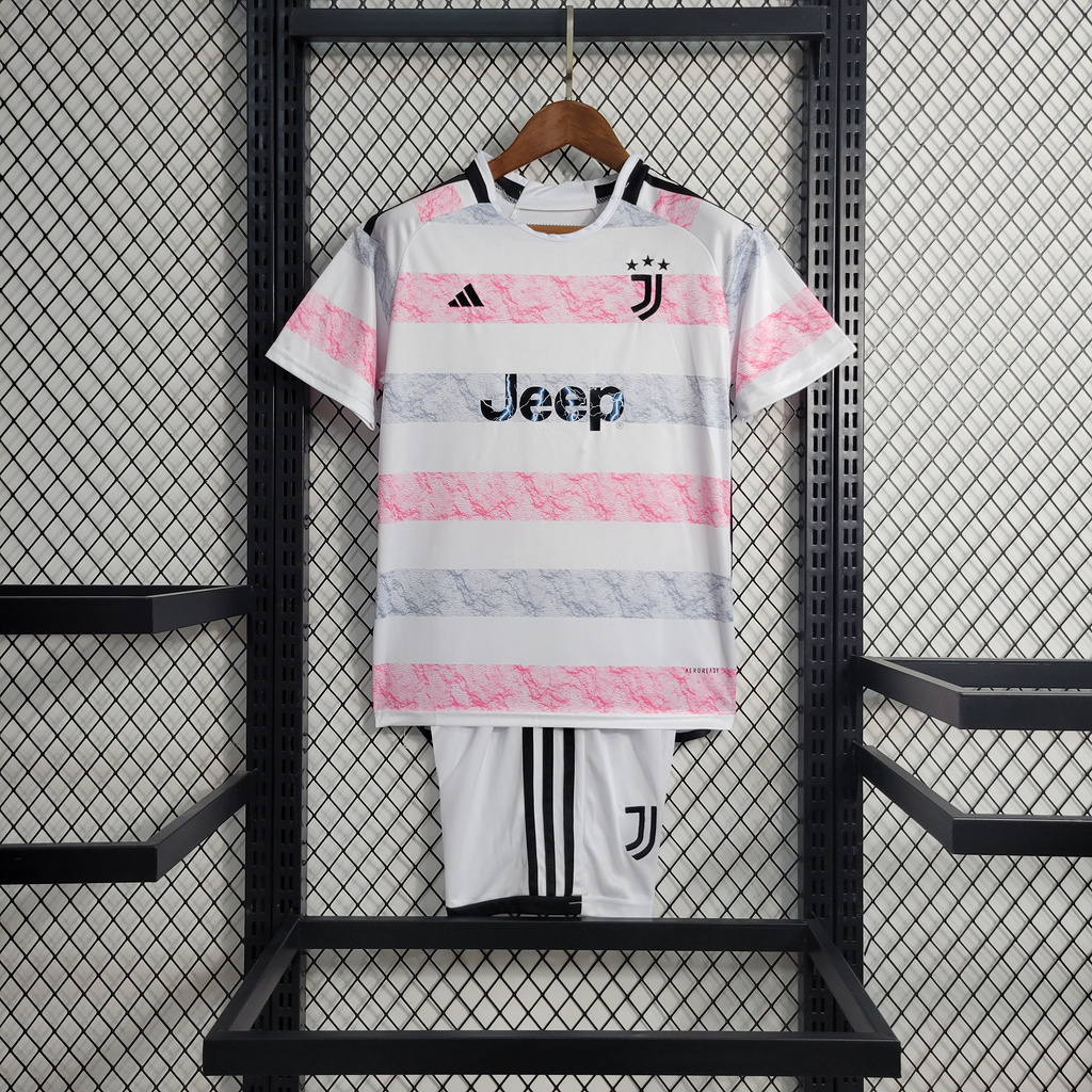 Juventus 23-24 Away Kids Kit - Unitedfutballjersey