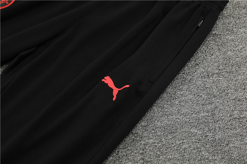 Manchester City23-24 Kids Long Sleeve Training Set Black Camouflage - Unitedfutballjersey