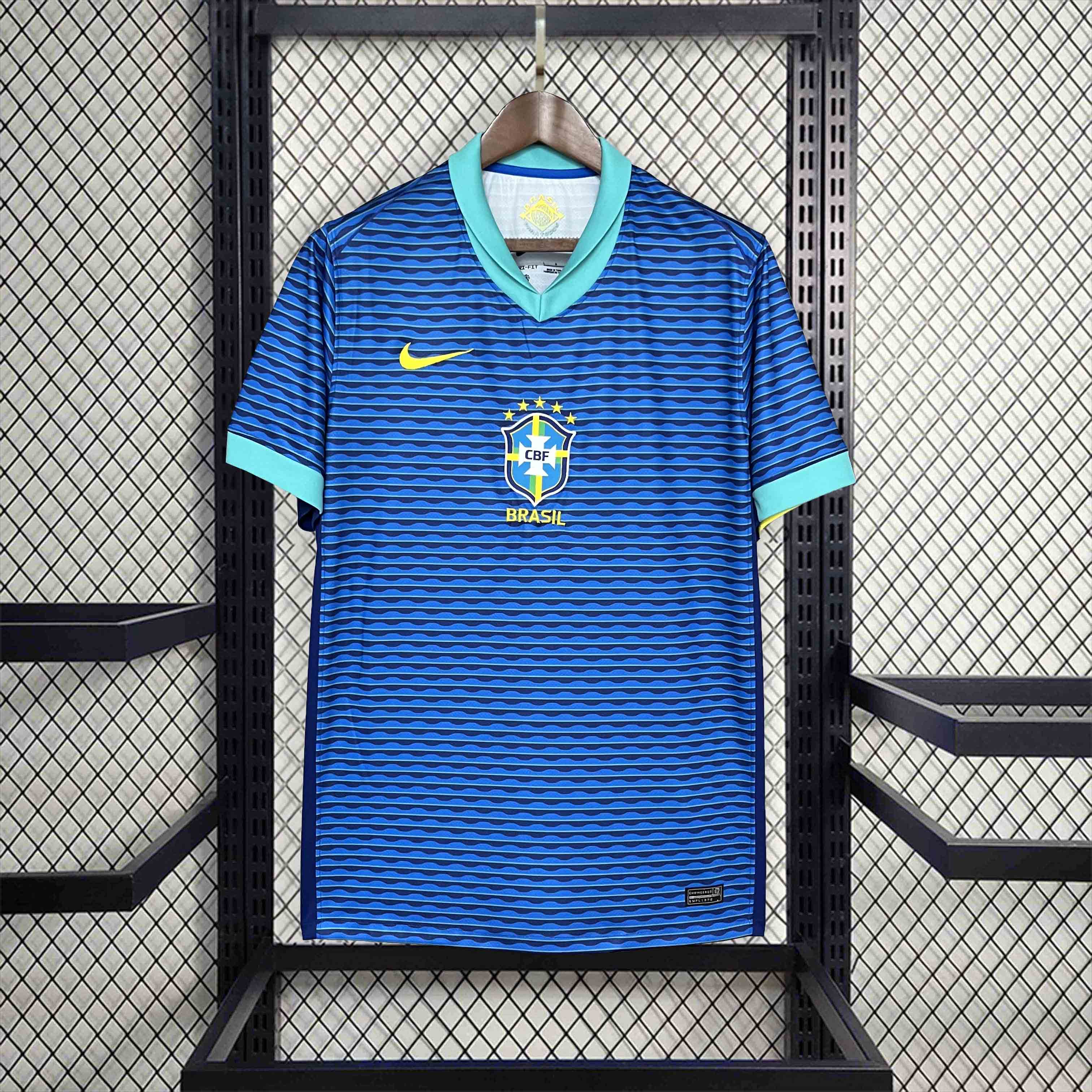 Brazil 2024 Away Stadium Jersey - Fans Version - Unitedfutballjersey