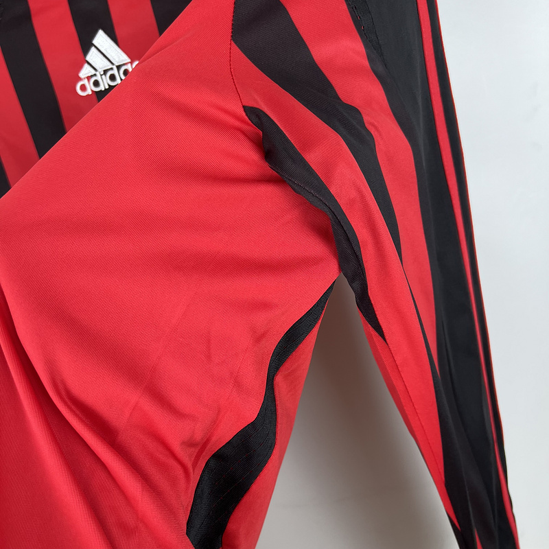 Retro AC Milan 2007-08 Home Long Sleeve Jersey - Unitedfutballjersey