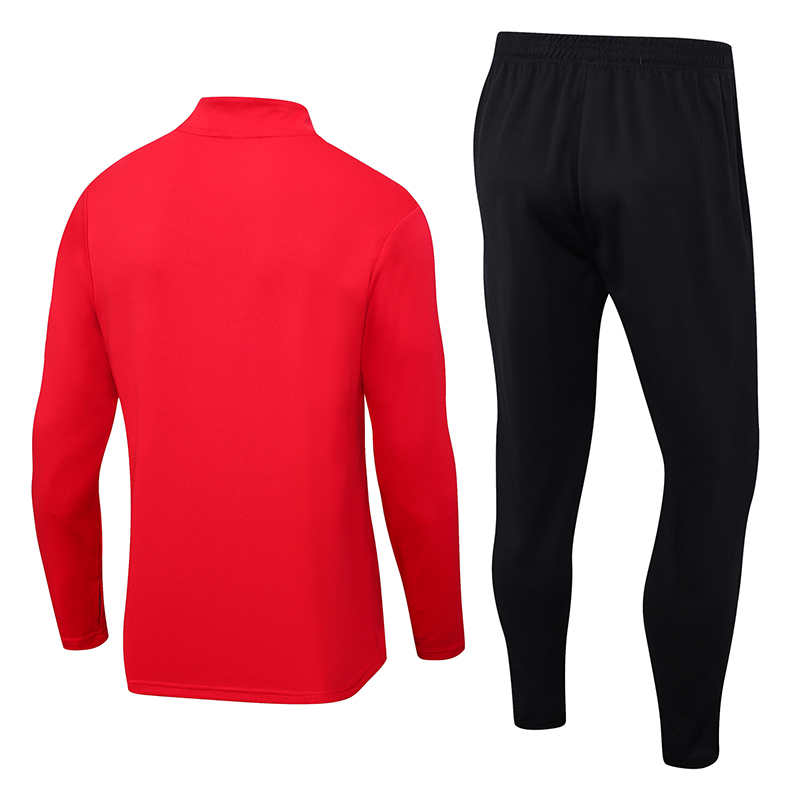 Roma 23-24 Long Sleeve Training Set -Red - Unitedfutballjersey