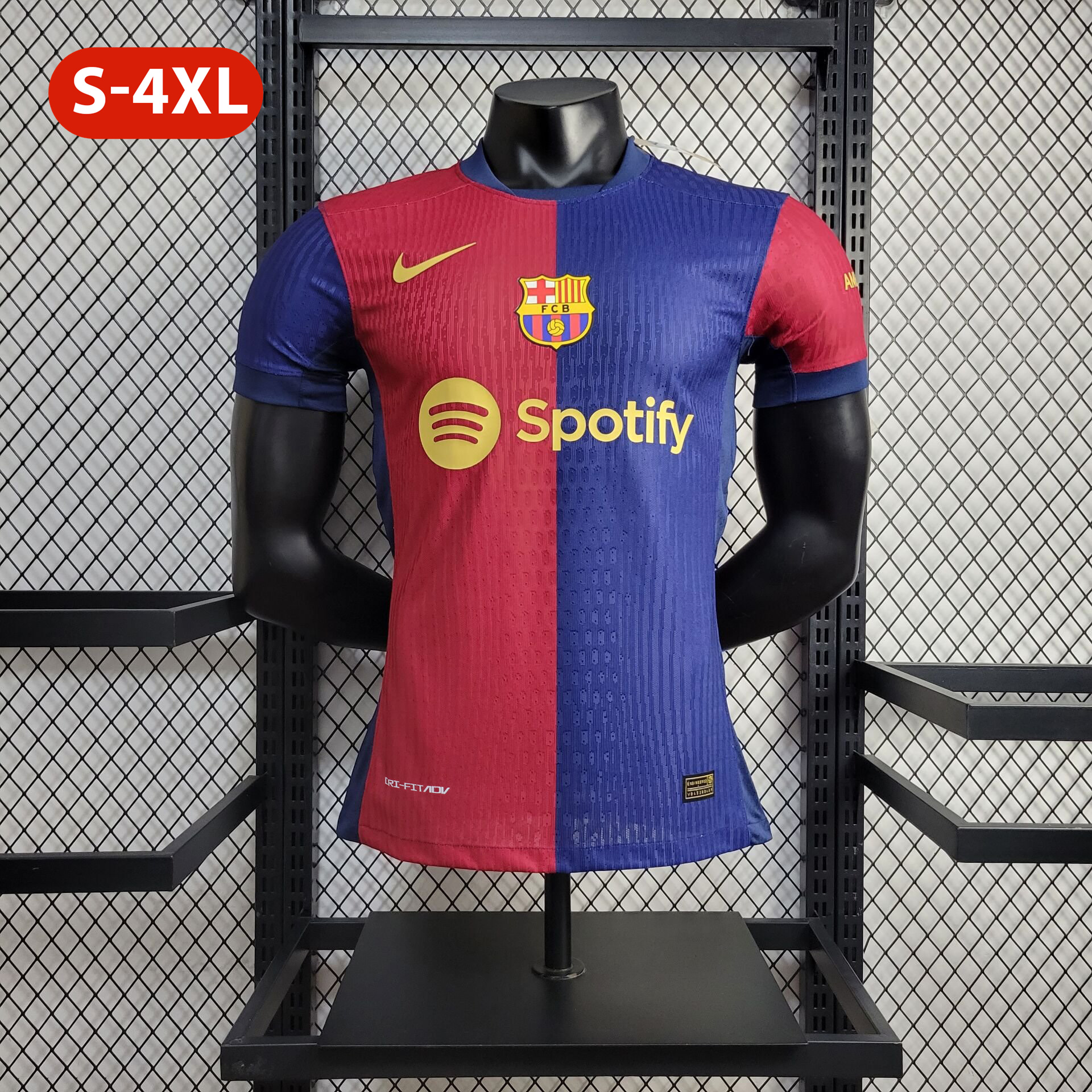 Barcelona 24-25 Home Stadium Jersey - Player Version - Unitedfutballjersey