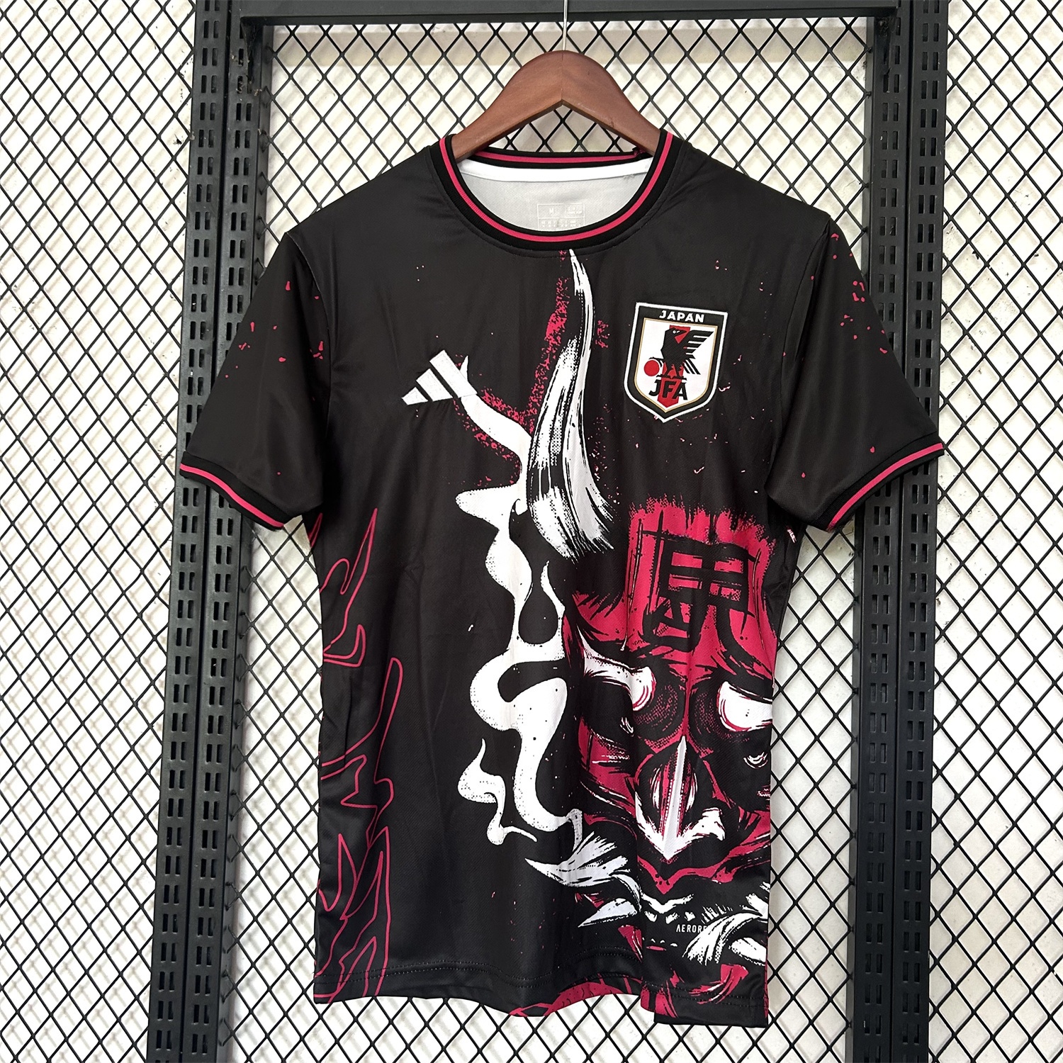 Japan 25-26 Red Ghost Face Mask Black Special Jersey - Fans Version - Unitedfutballjersey