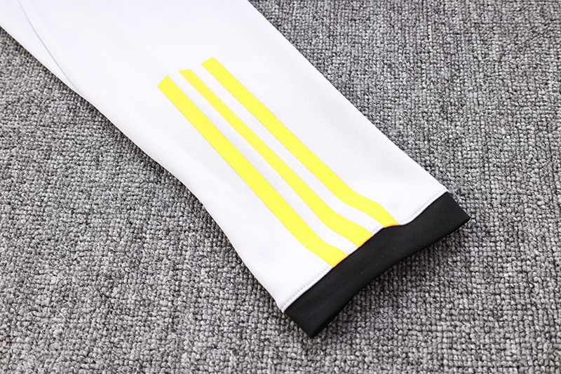 Algeria Olympic TEAM 23-24 Long Sleeve Training Set -Black and White - Unitedfutballjersey