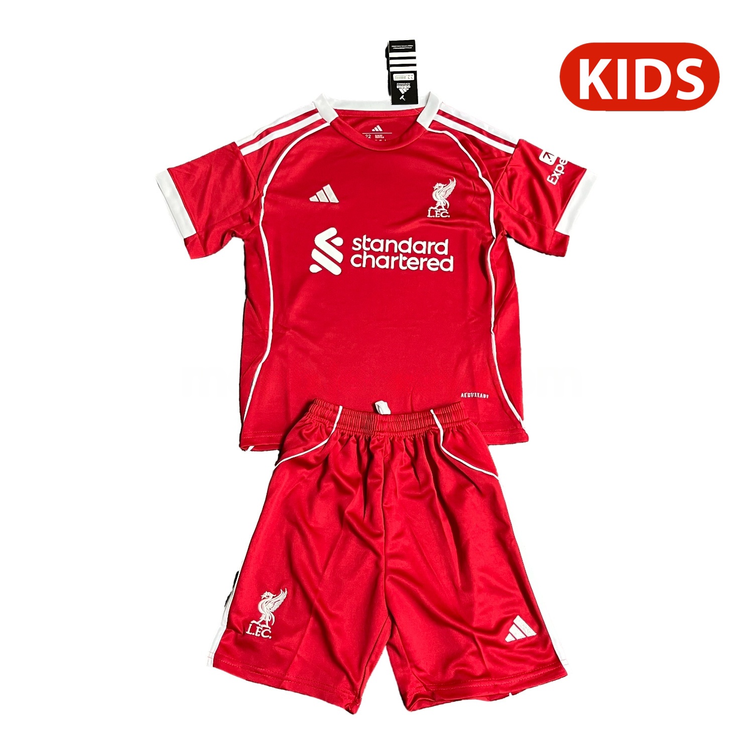 Liver.pool 25-26 Home Kids Kit - Unitedfutballjersey