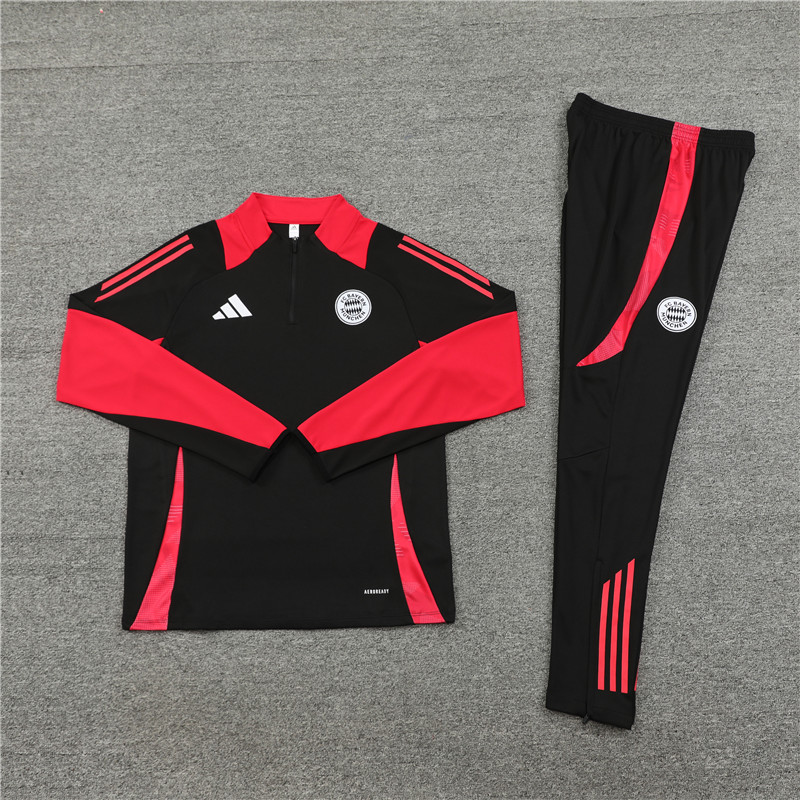 Bayern Munich 24-25 Long Sleeve Training Set - Black - Unitedfutballjersey