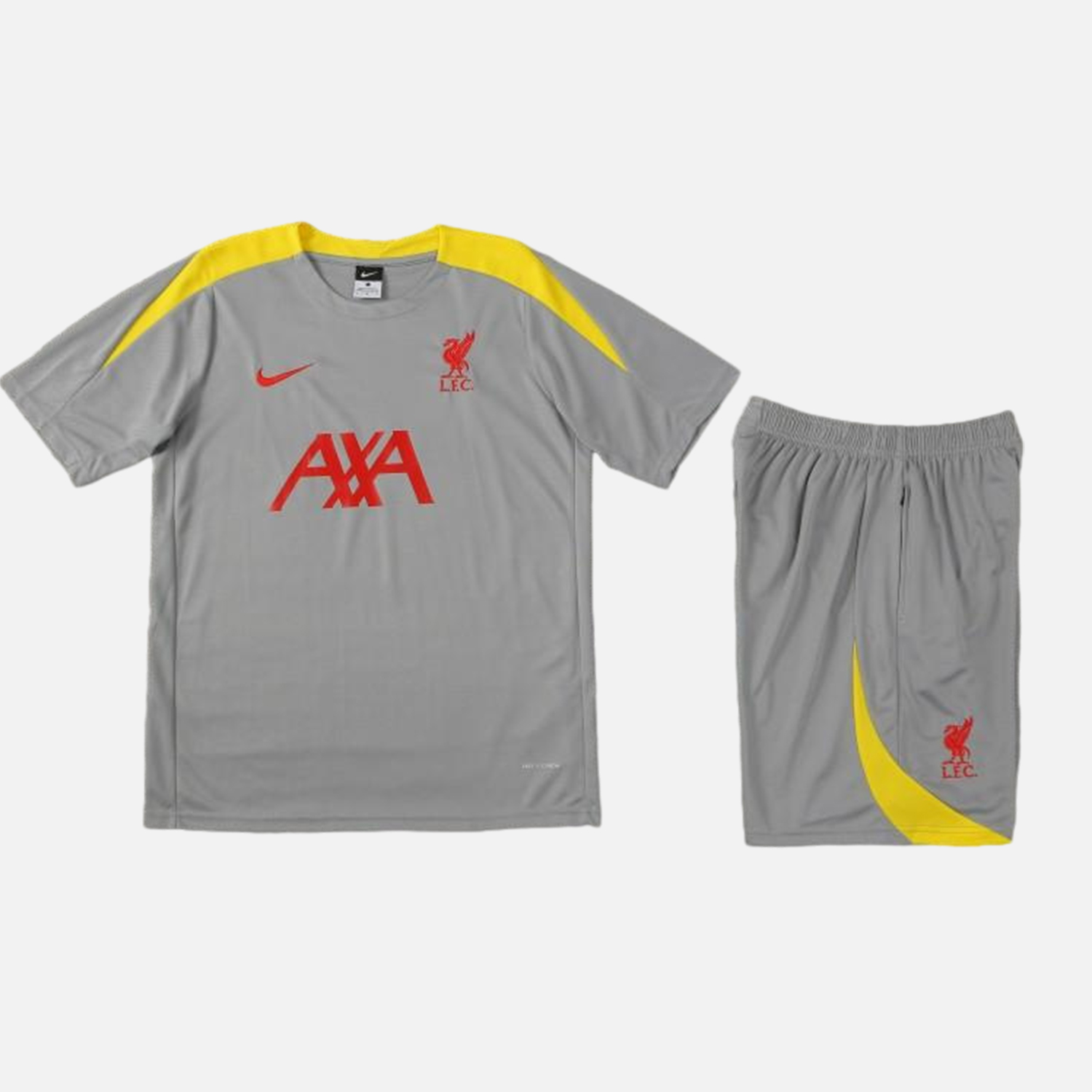 Liver.pool 24-25 Short-Sleeve Training Set - Grey - Unitedfutballjersey