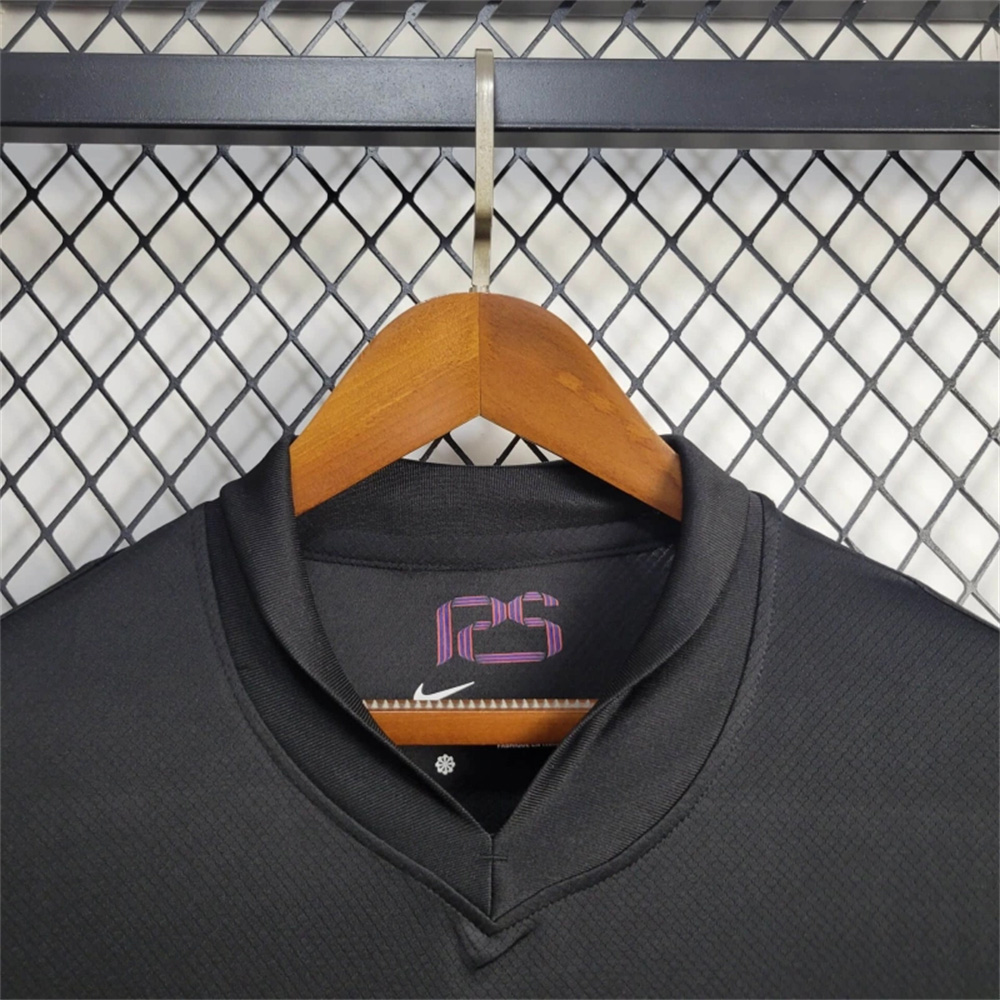 Barcelona 24-25 Away Long Sleeve Jersey with Big Logo - Fans Version - Unitedfutballjersey