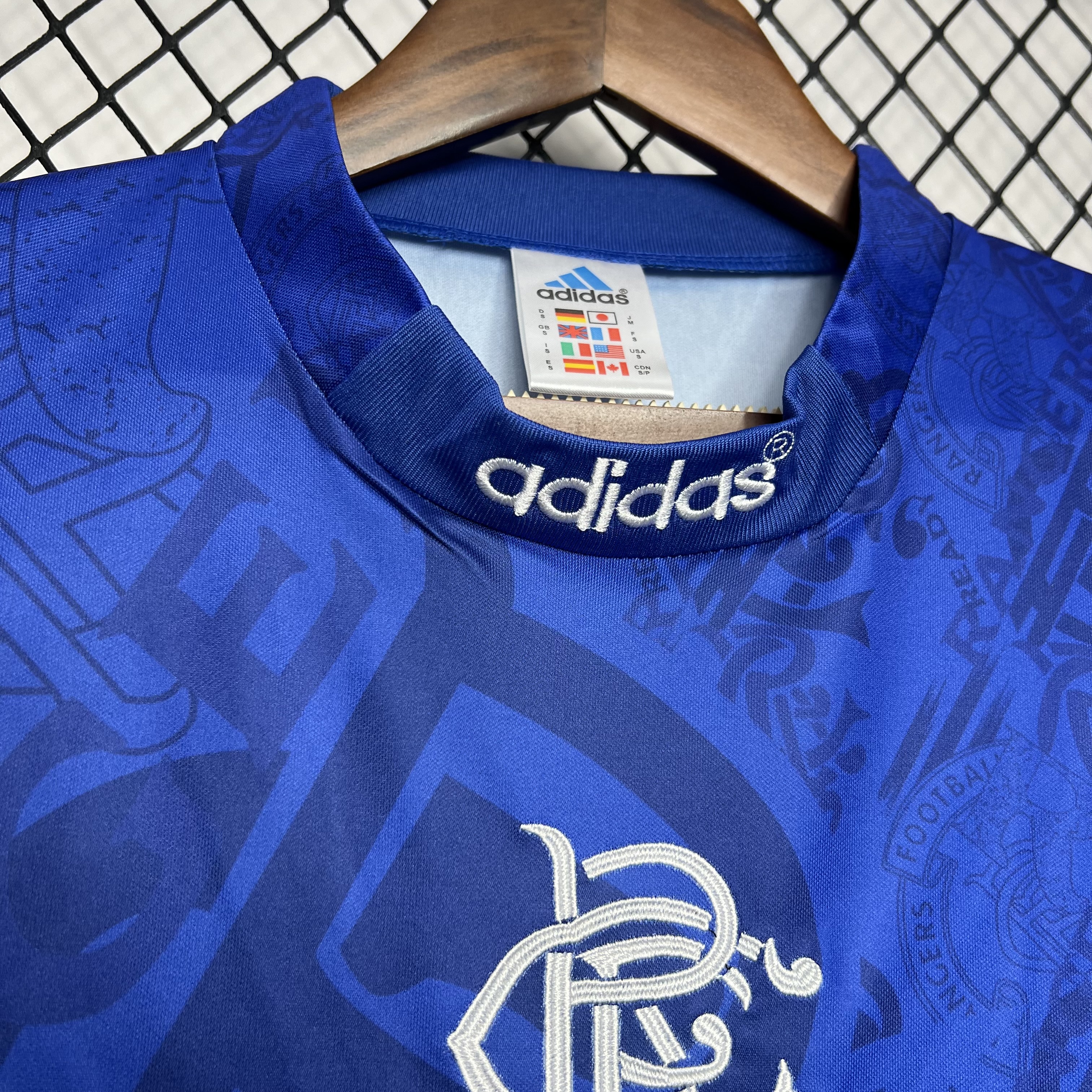 Retro Glasgow Rangers 1994-96 Home Stadium Jersey - Unitedfutballjersey