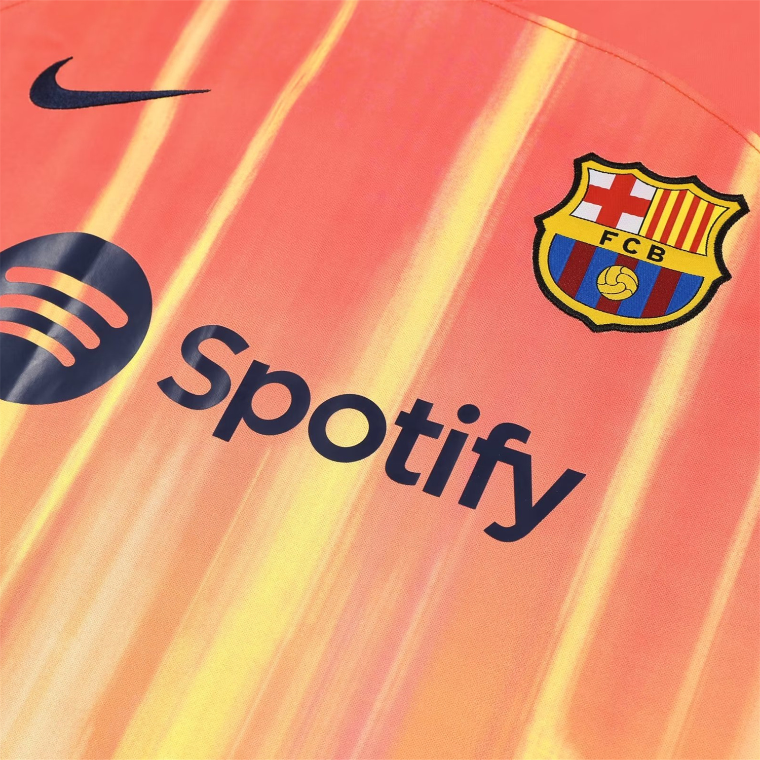 B.A.R.S.A 23-24 Orange Player Vest Training Set - Unitedfutballjersey