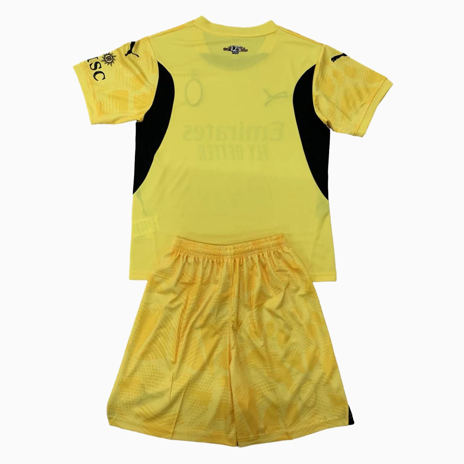 AC Milan 24-25 Yellow Goalkeeper Men's Adult Jersey Set - Fans Version - Unitedfutballjersey