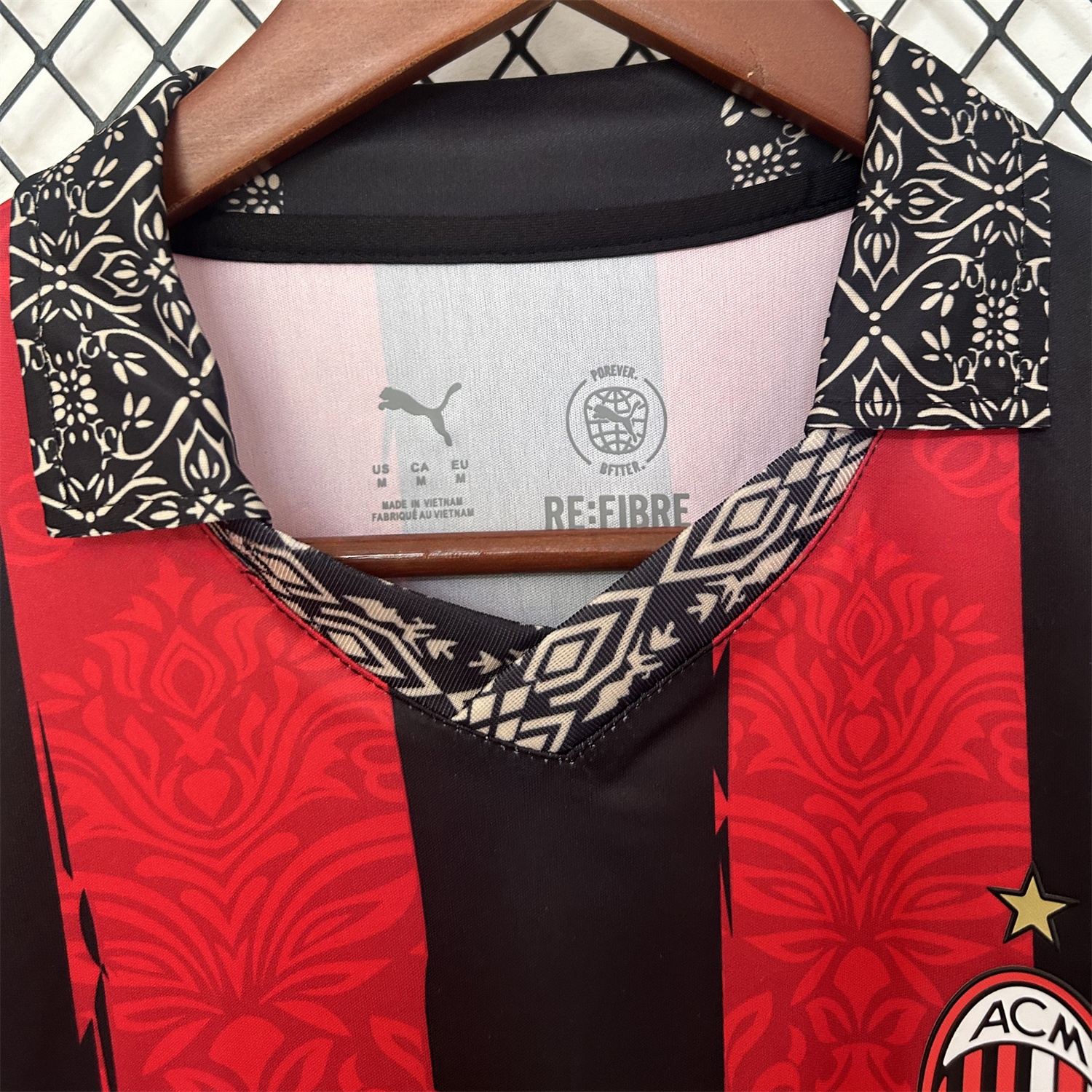 AC Milan 25-26 Red And Black Special Jersey - Fans Version - Unitedfutballjersey