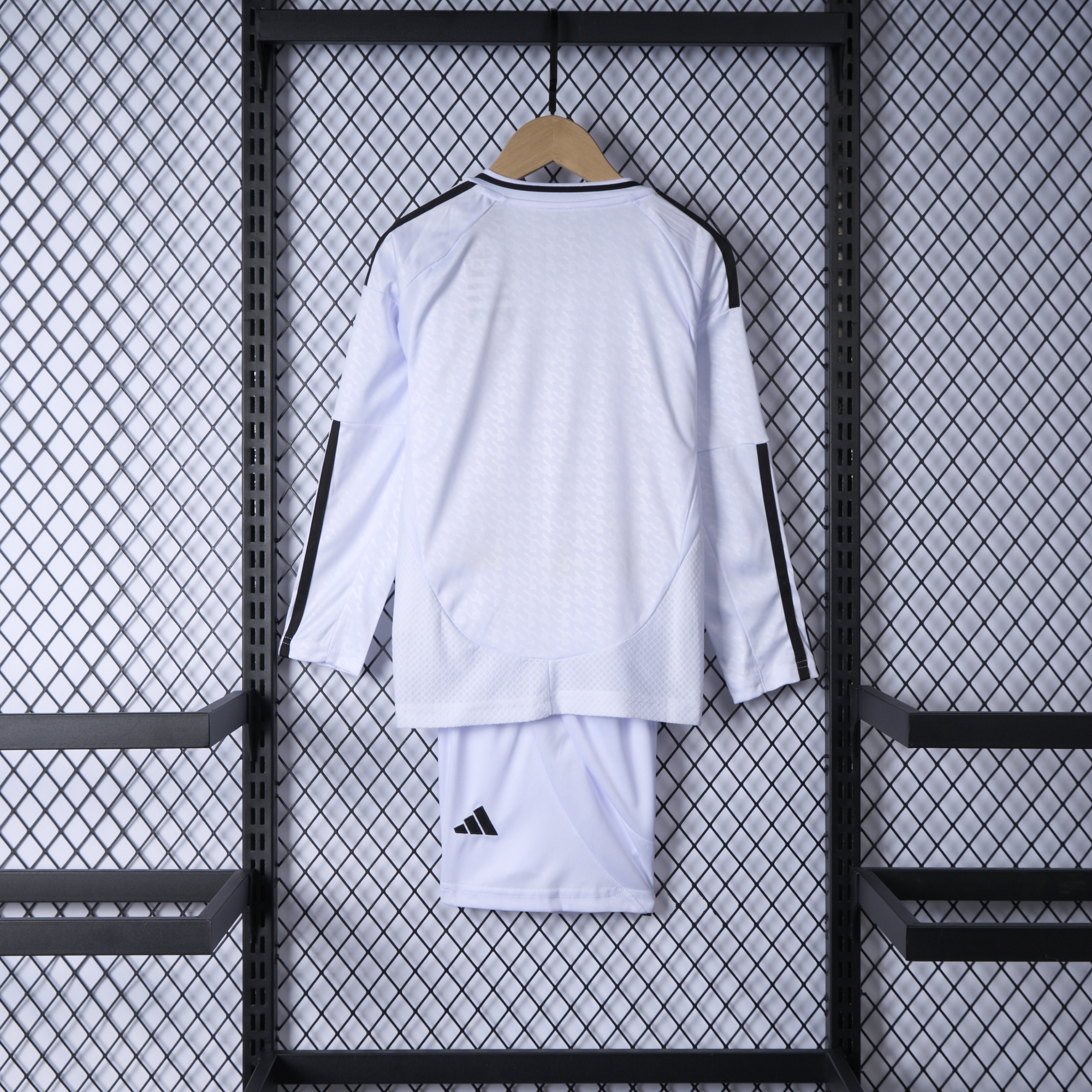 Real Madrid 24-25 Home Long Sleeve Kids Kit - Unitedfutballjersey