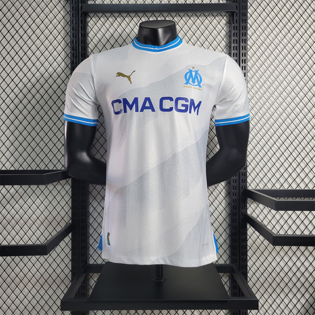 Marseille 23-24 Home Stadium Jersey - Player Version - Unitedfutballjersey