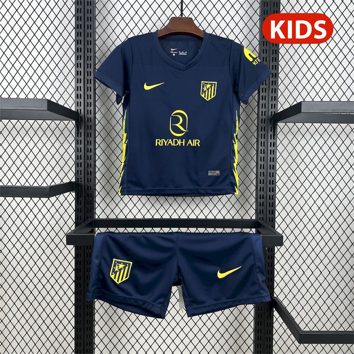 Atletico Madrid 25-26 Away Kids Kit - Unitedfutballjersey