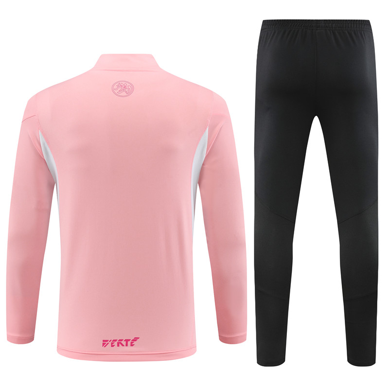 Algeria 23-24 Long Sleeve Training Set -Pink - Unitedfutballjersey