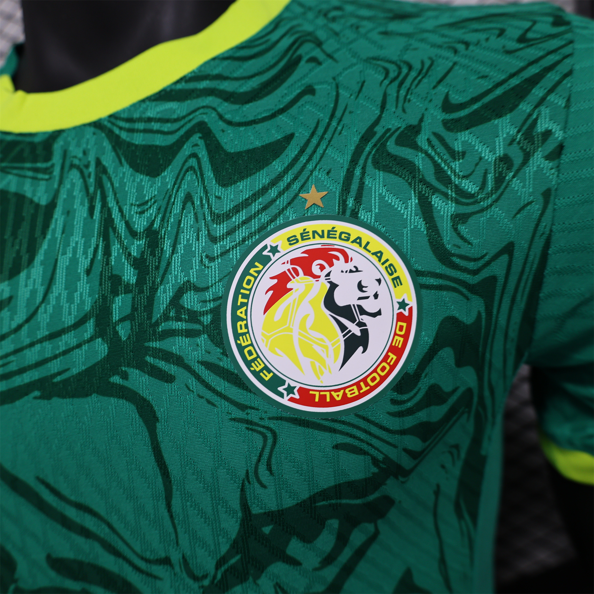 Senegal 24-25 Away Green Jersey - Player Version - Unitedfutballjersey