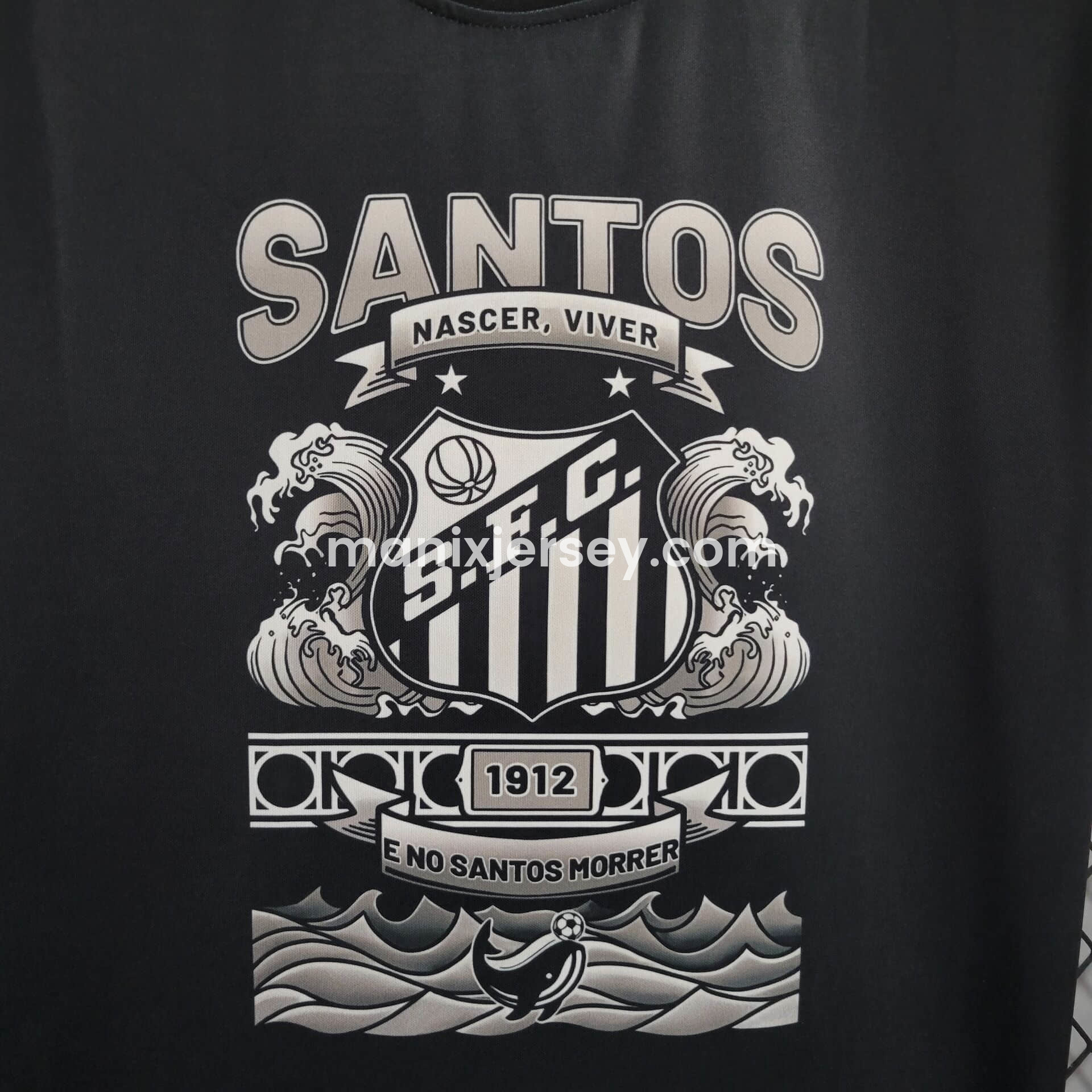 Santos 25-26 Black Special Edition T-shirts - Unitedfutballjersey